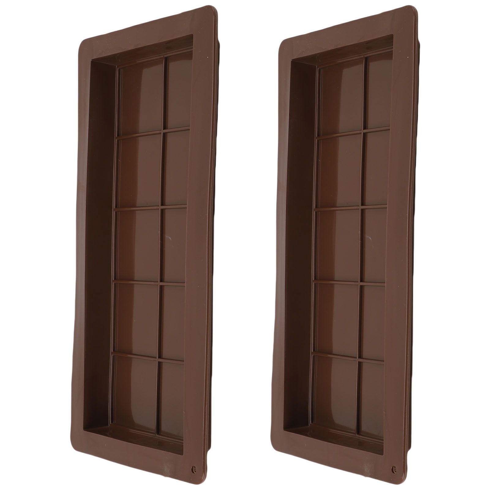 2PCS Chocolate Bar Mold Soft Silicone Reusable Rectangle Grid Chocolate Baking view 6