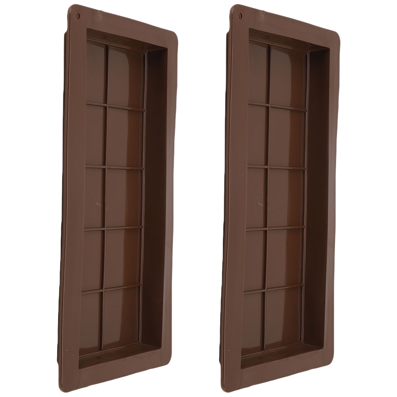 2PCS Chocolate Bar Mold Soft Silicone Reusable Rectangle Grid Chocolate Baking view 9