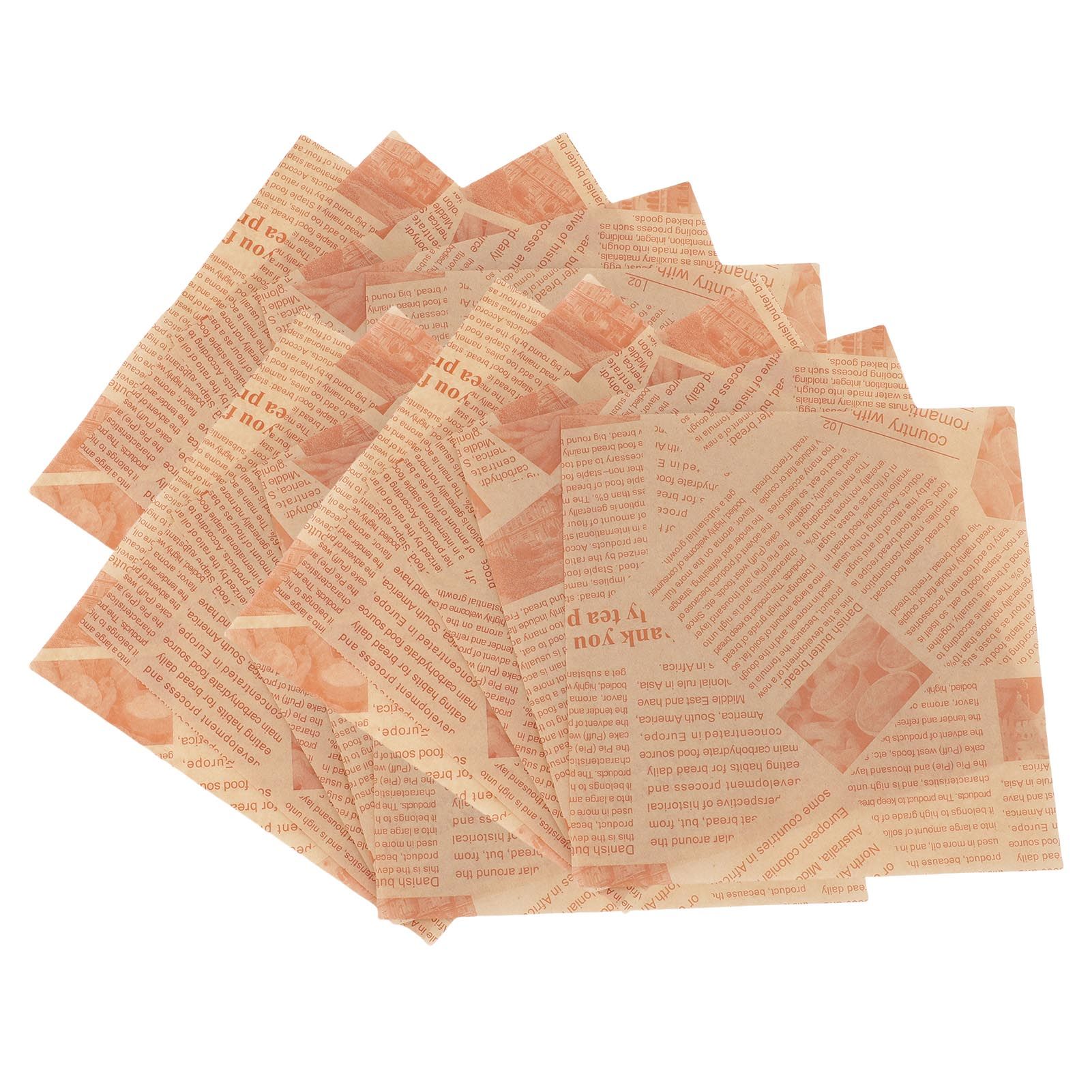 500 Sheets Sandwich Wrapping Paper Grease Proof Non Stick Food Basket Liner view 3