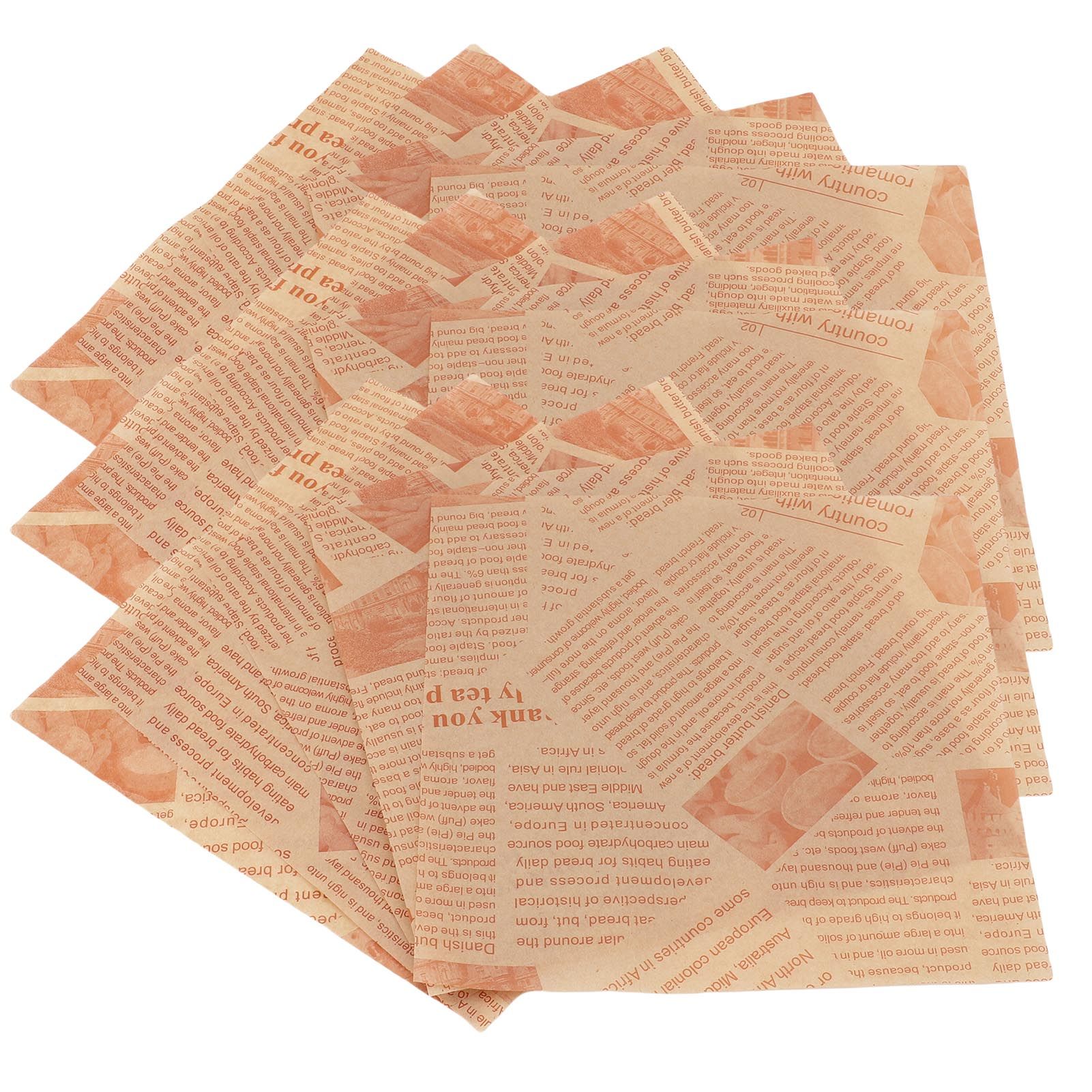500 Sheets Sandwich Wrapping Paper Grease Proof Non Stick Food Basket Liner view 6