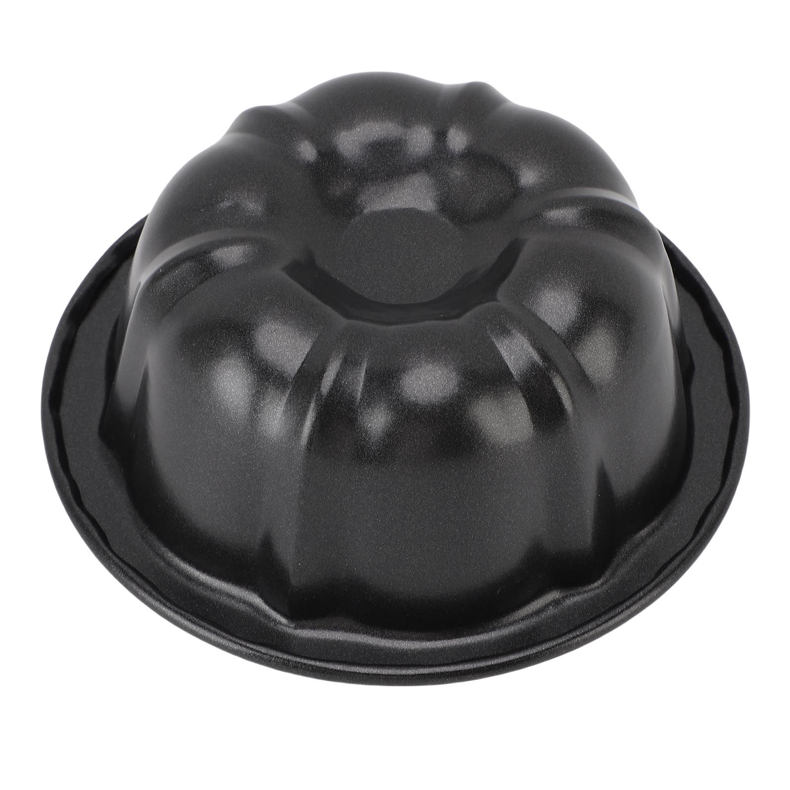 4Pcs Mini Flan Mold Round Pudding Baking Nonstick 4in Pumpkin Cake Pans for Bakery view 2