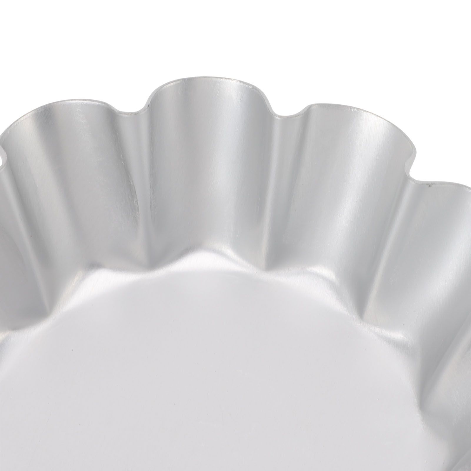 2Pcs Tart Mold Aluminum Alloy Flower Shaped Non Stick Baking Mould for Bread view 5