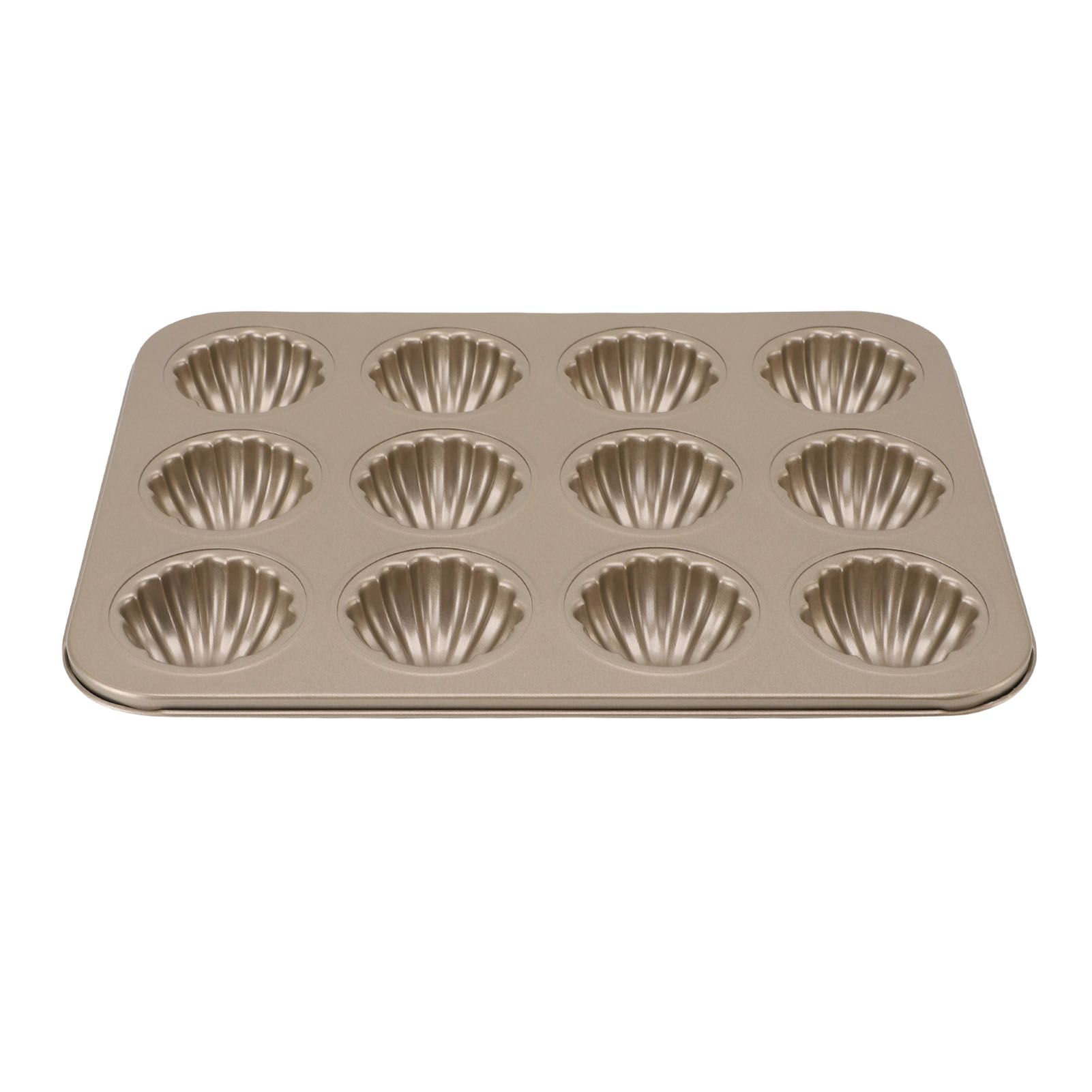 12 Cavity Baking Mold Carbon Steel Shell Shaped Cookies Trays Baking Pan Mold view 4