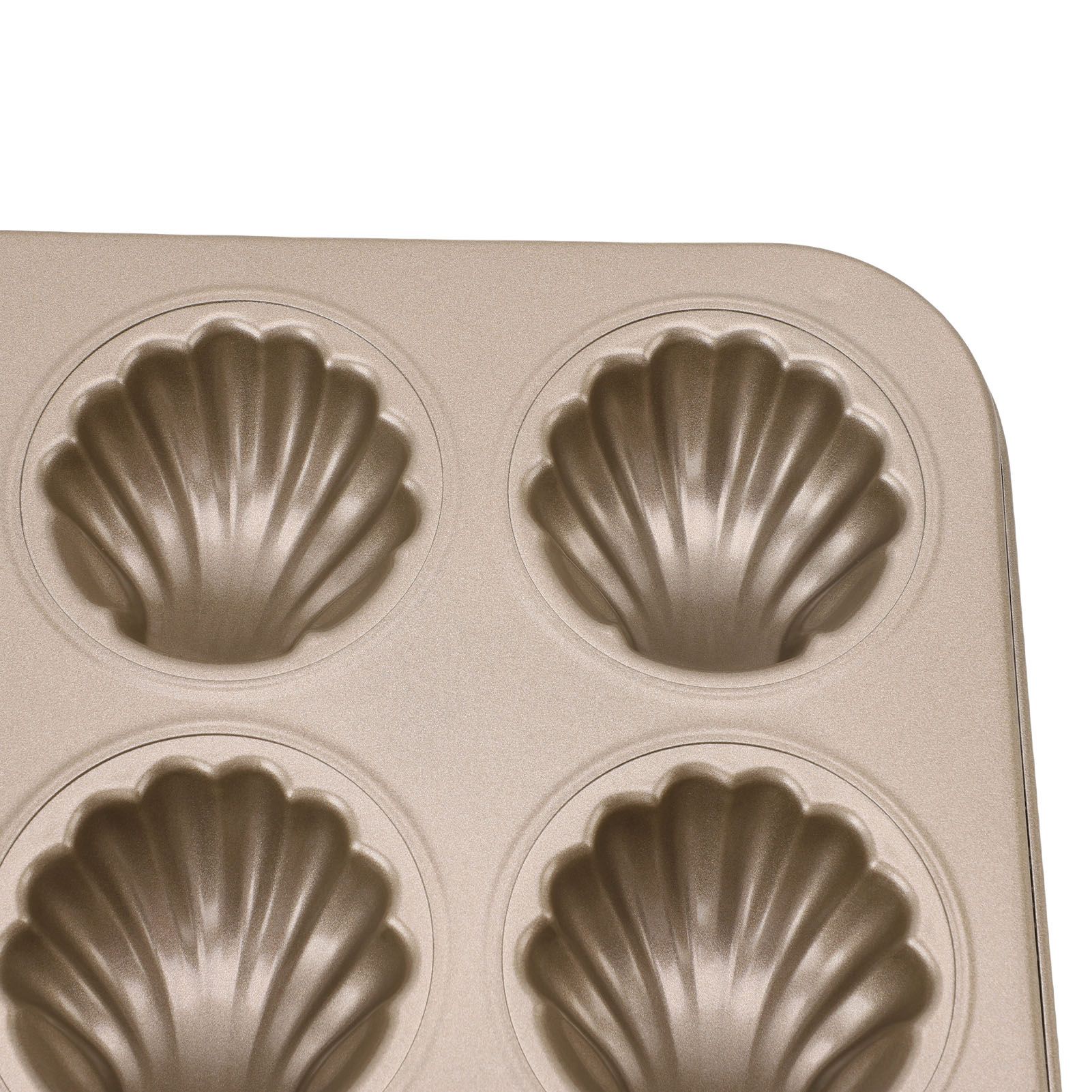 12 Cavity Baking Mold Carbon Steel Shell Shaped Cookies Trays Baking Pan Mold view 5