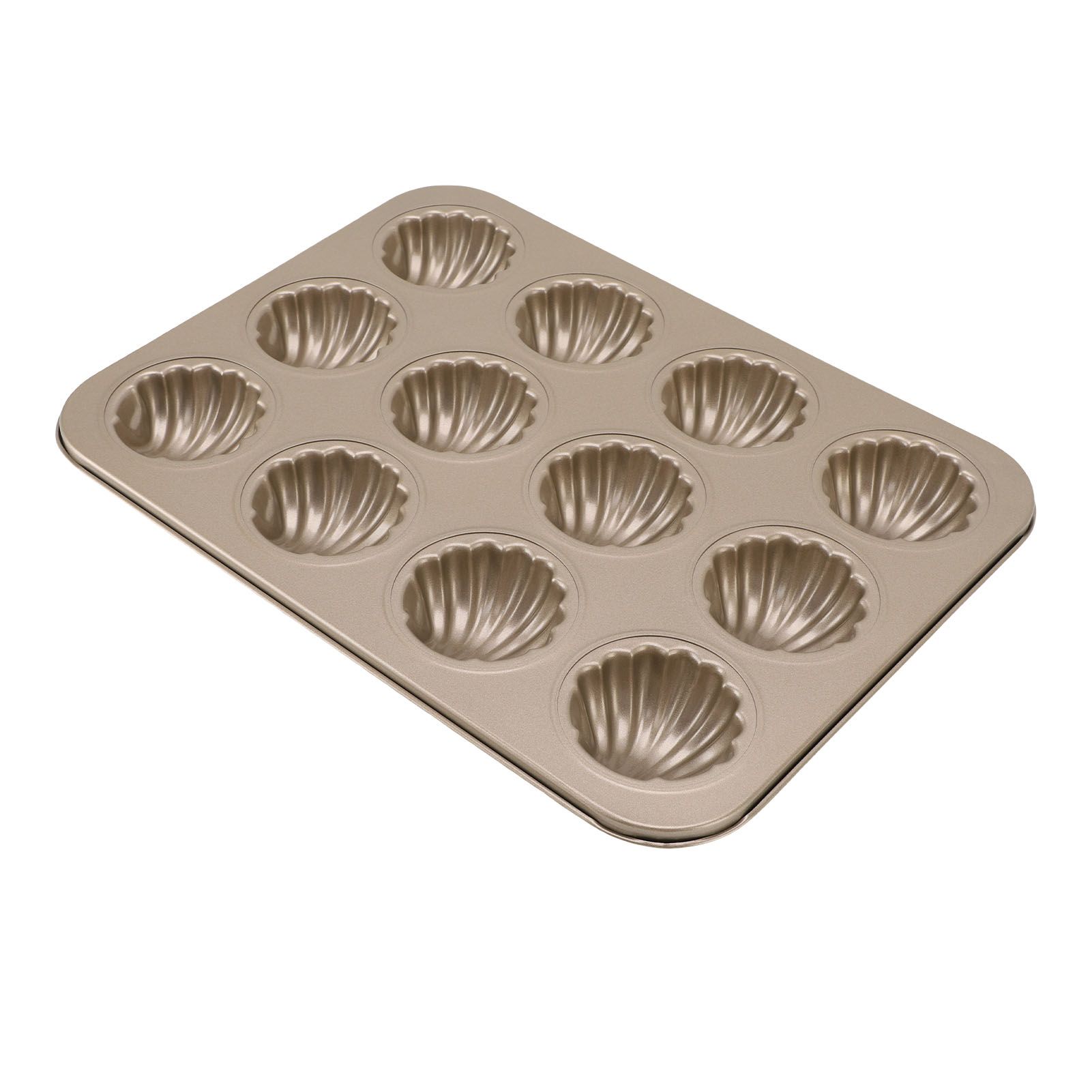 12 Cavity Baking Mold Carbon Steel Shell Shaped Cookies Trays Baking Pan Mold view 11
