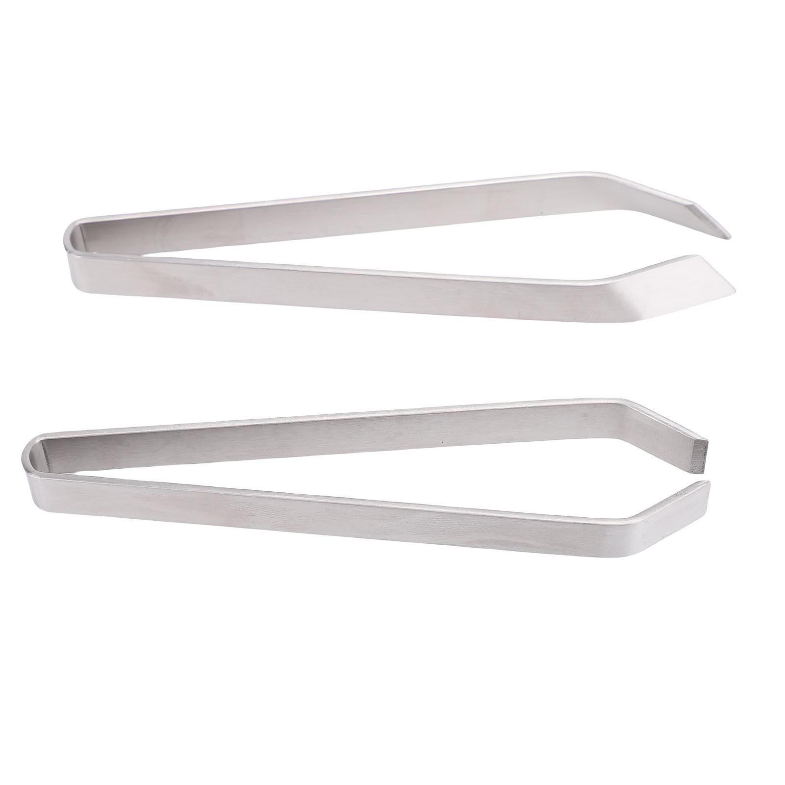 Fish Bone Tweezers Stainless Steel Flat and Slant Tweezers Pliers Remover Tool