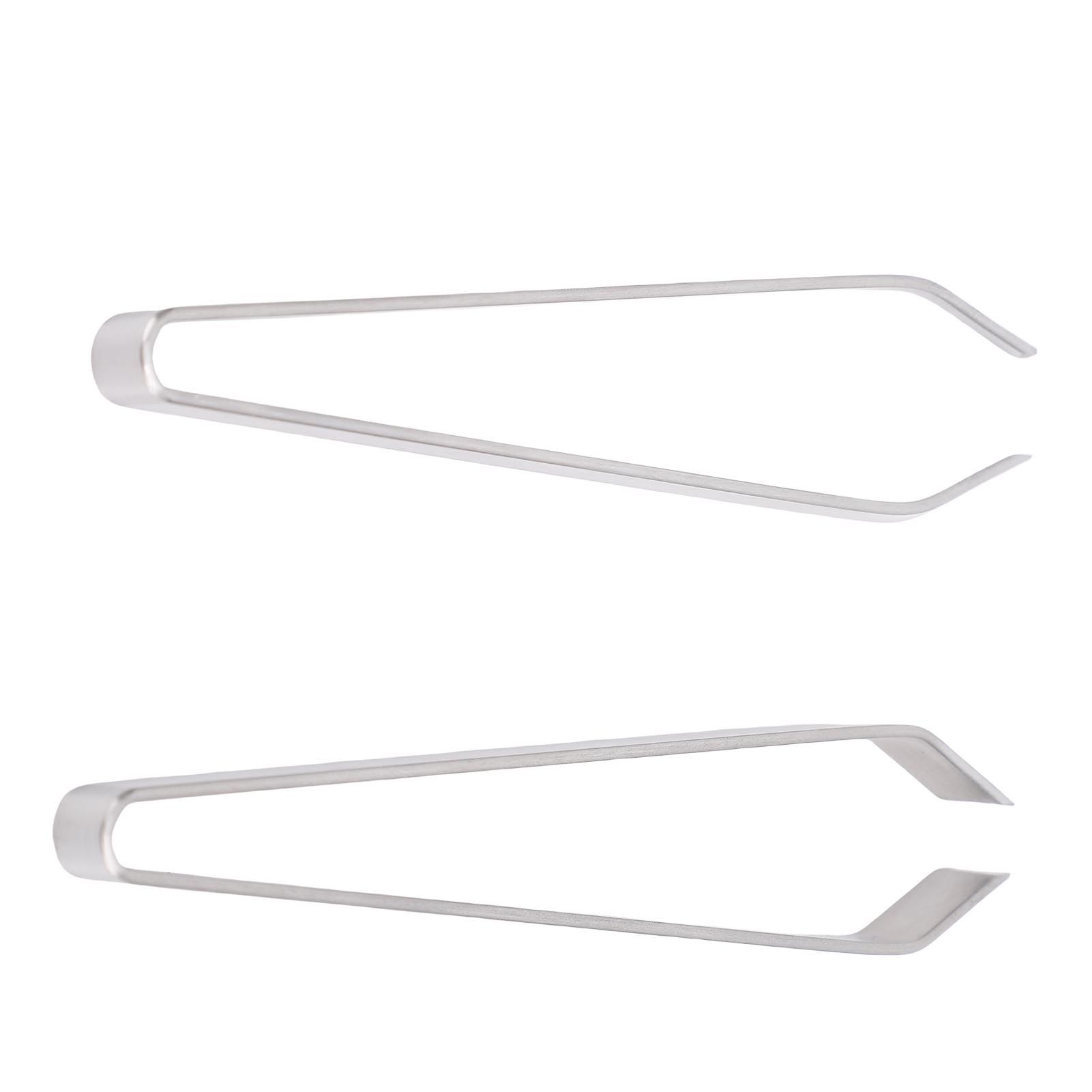 Fish Bone Tweezers Stainless Steel Flat and Slant Tweezers Pliers Remover Tool view 6