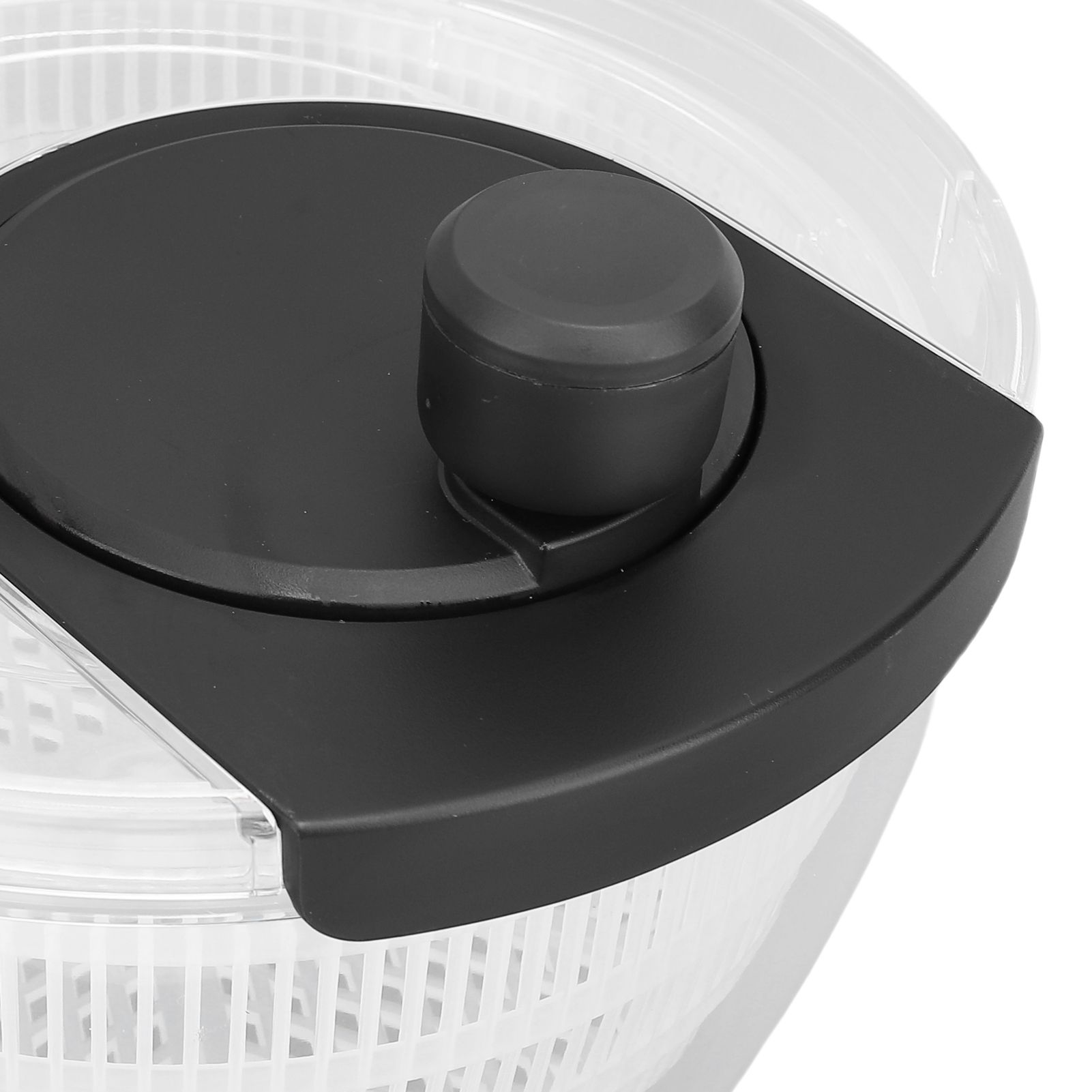 Manual Salad Dehydrator Transparent Plastic Hand Crank Vegetable Washer Dryer view 7