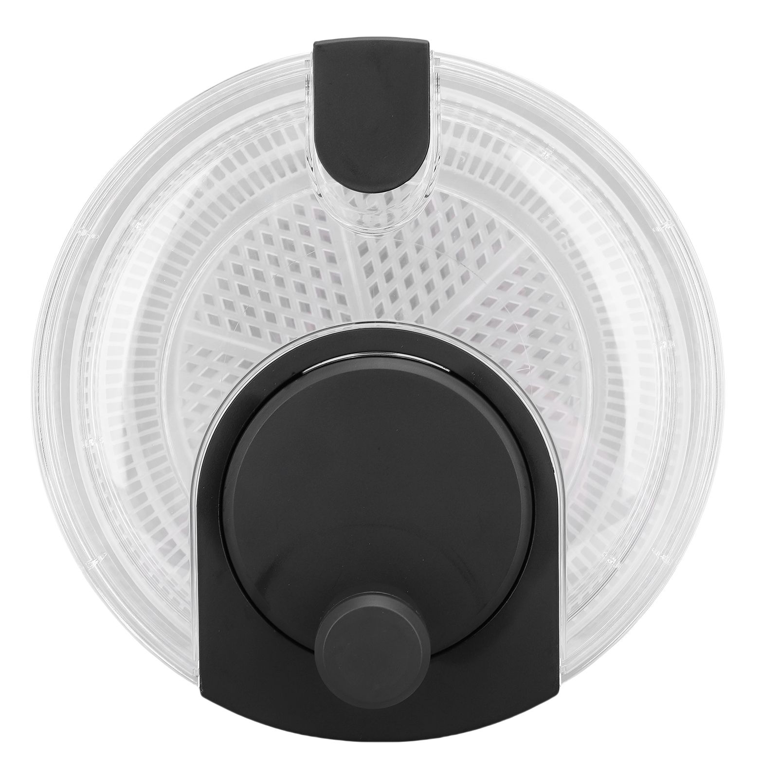 Manual Salad Dehydrator Transparent Plastic Hand Crank Vegetable Washer Dryer view 9
