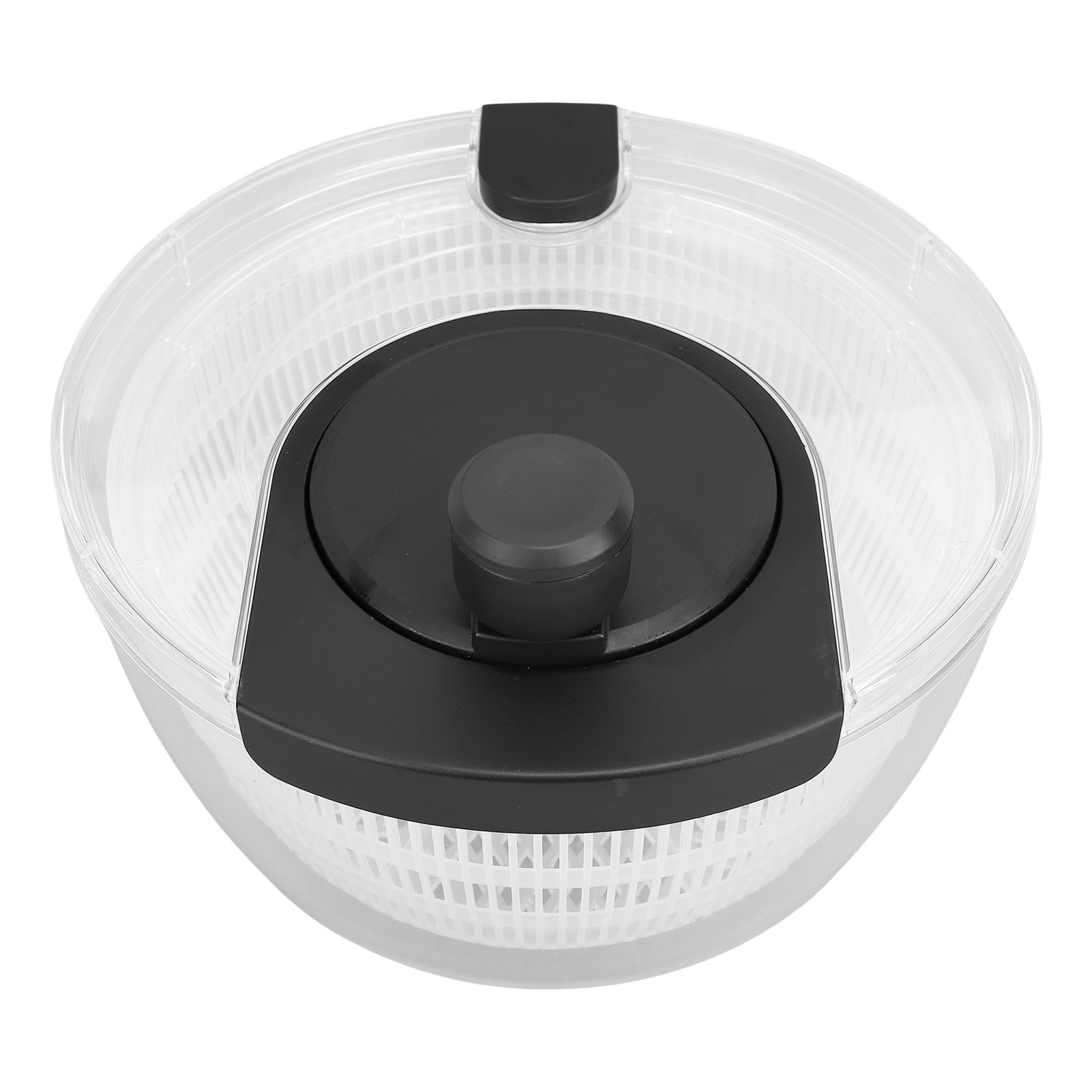 Manual Salad Dehydrator Transparent Plastic Hand Crank Vegetable Washer Dryer view 12