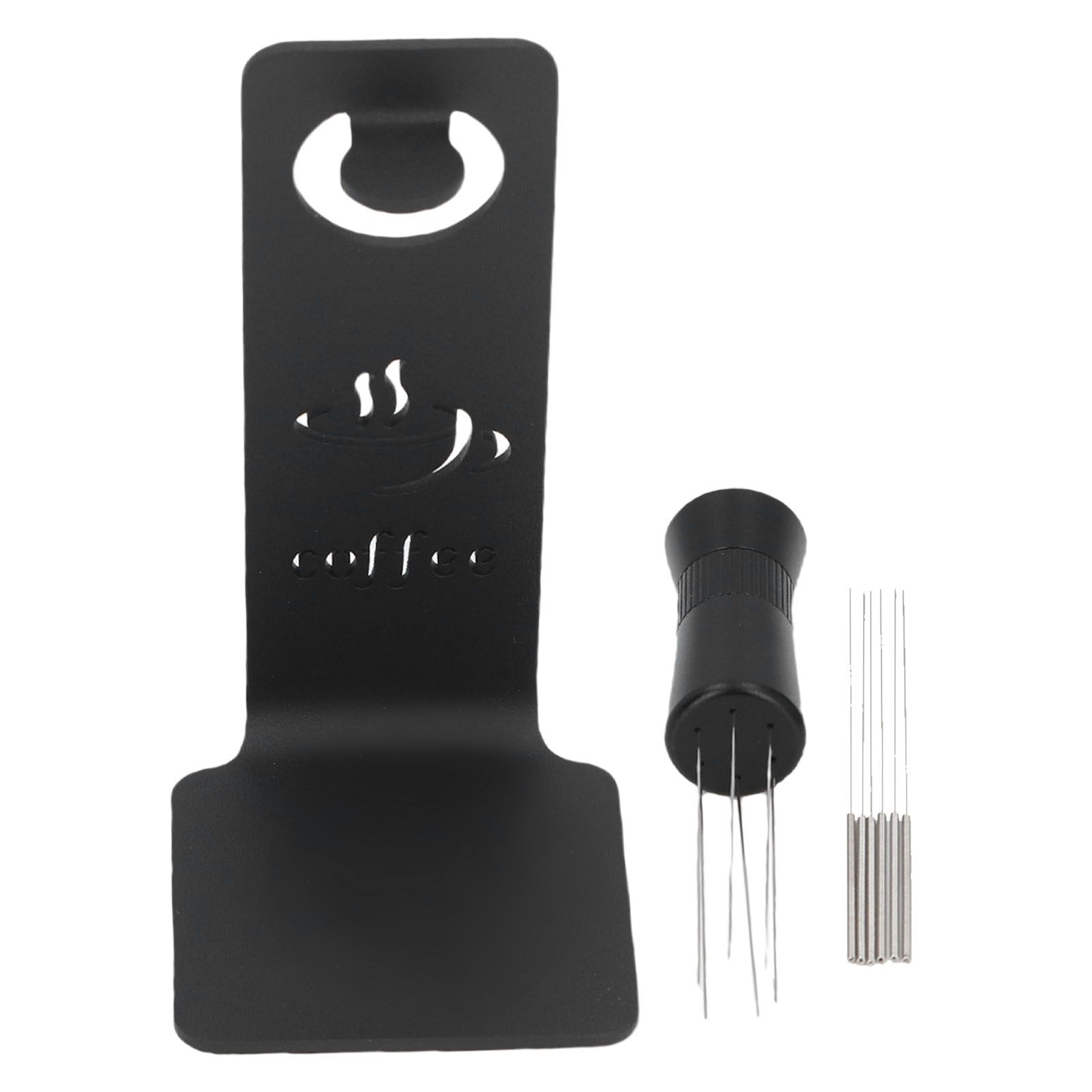 Coffee Distribution Tool with Stand 0.35mm Stainless Steel Needles Adjustable view 3
