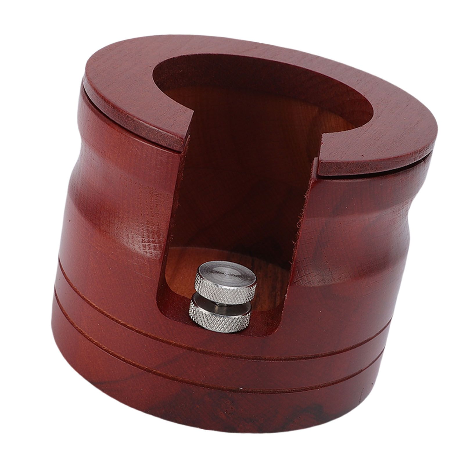 Coffee Portafilter Holder Solid Wood Height Adjustable Tamping Station for view 4
