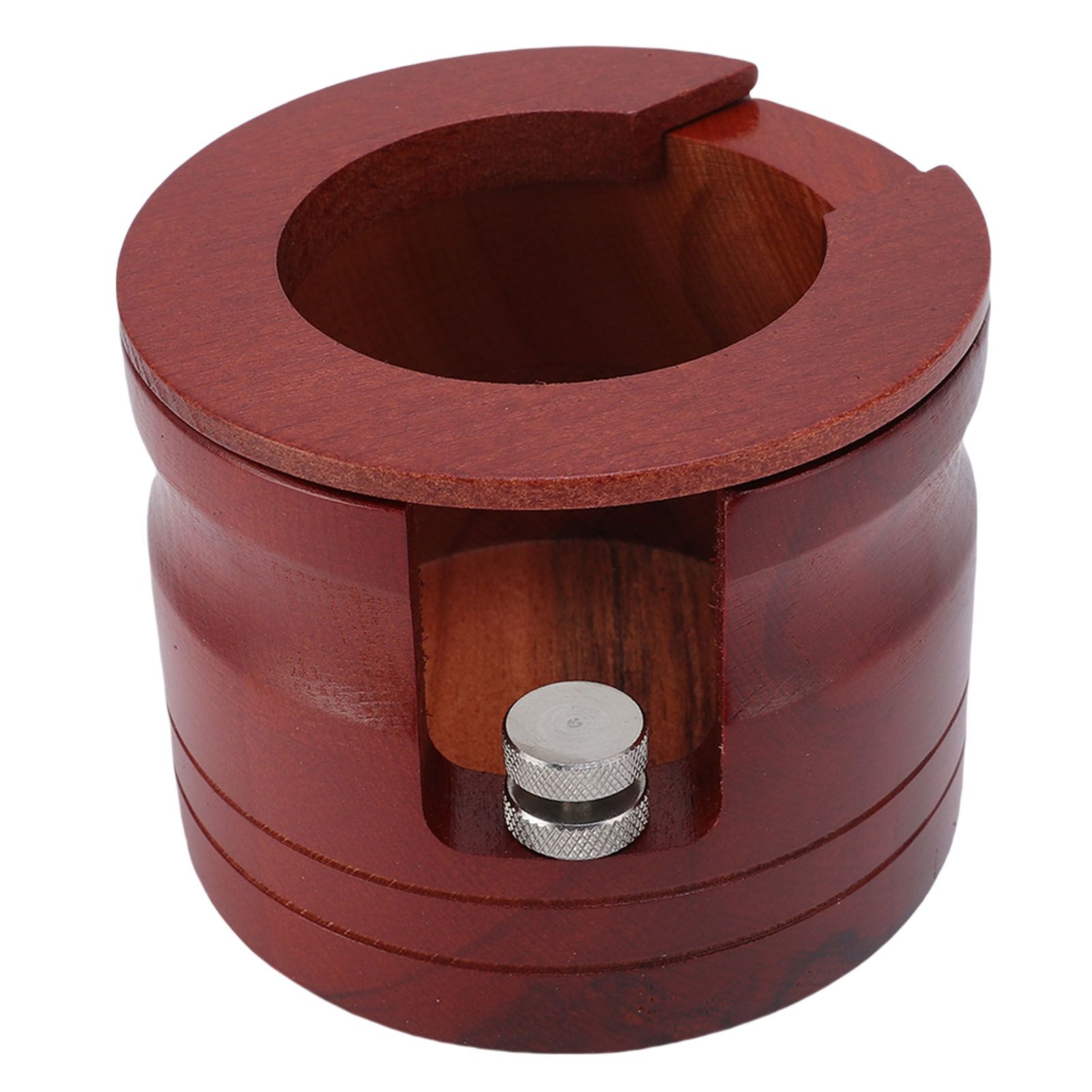 Coffee Portafilter Holder Solid Wood Height Adjustable Tamping Station for view 10