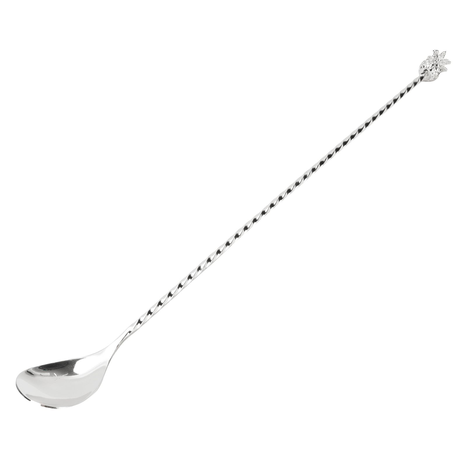 Bar Spoon Stainless Steel Cocktail Stirrer Mixing Spoon Comfortable Grip