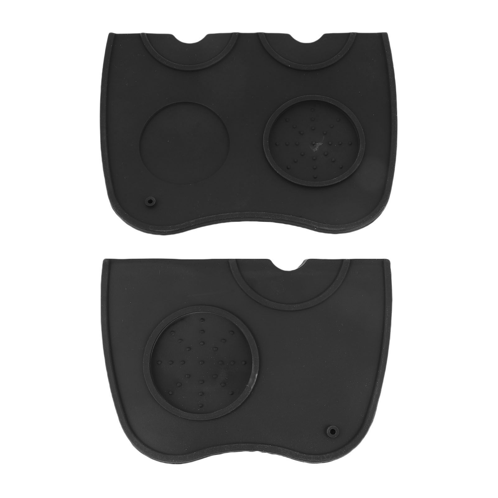 2Pcs Coffee Tamper Mat Silicone Non Slip Multifunctional Tamping Pad for view 3