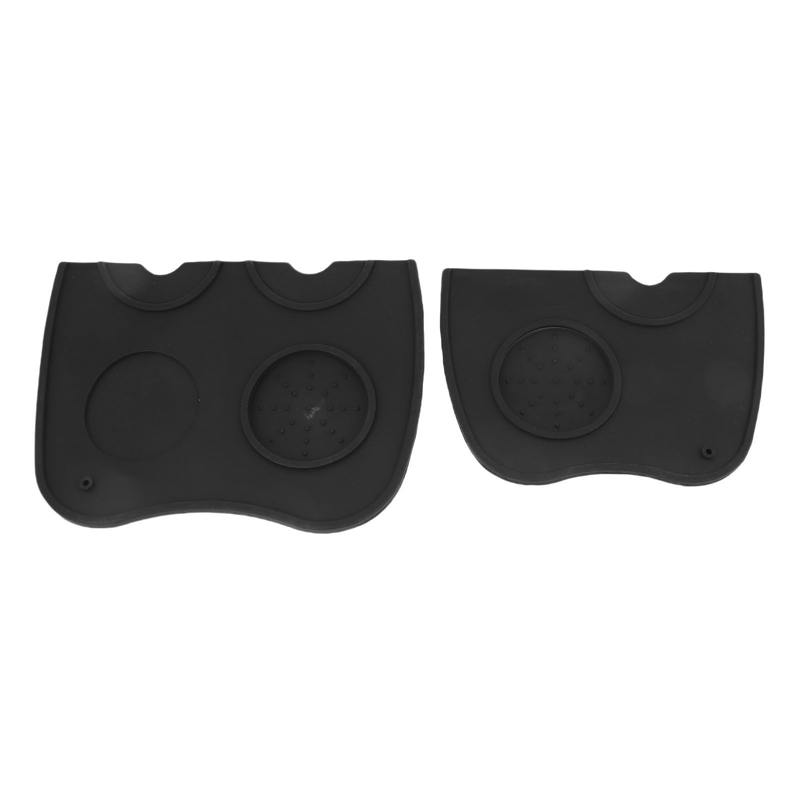 2Pcs Coffee Tamper Mat Silicone Non Slip Multifunctional Tamping Pad for view 6