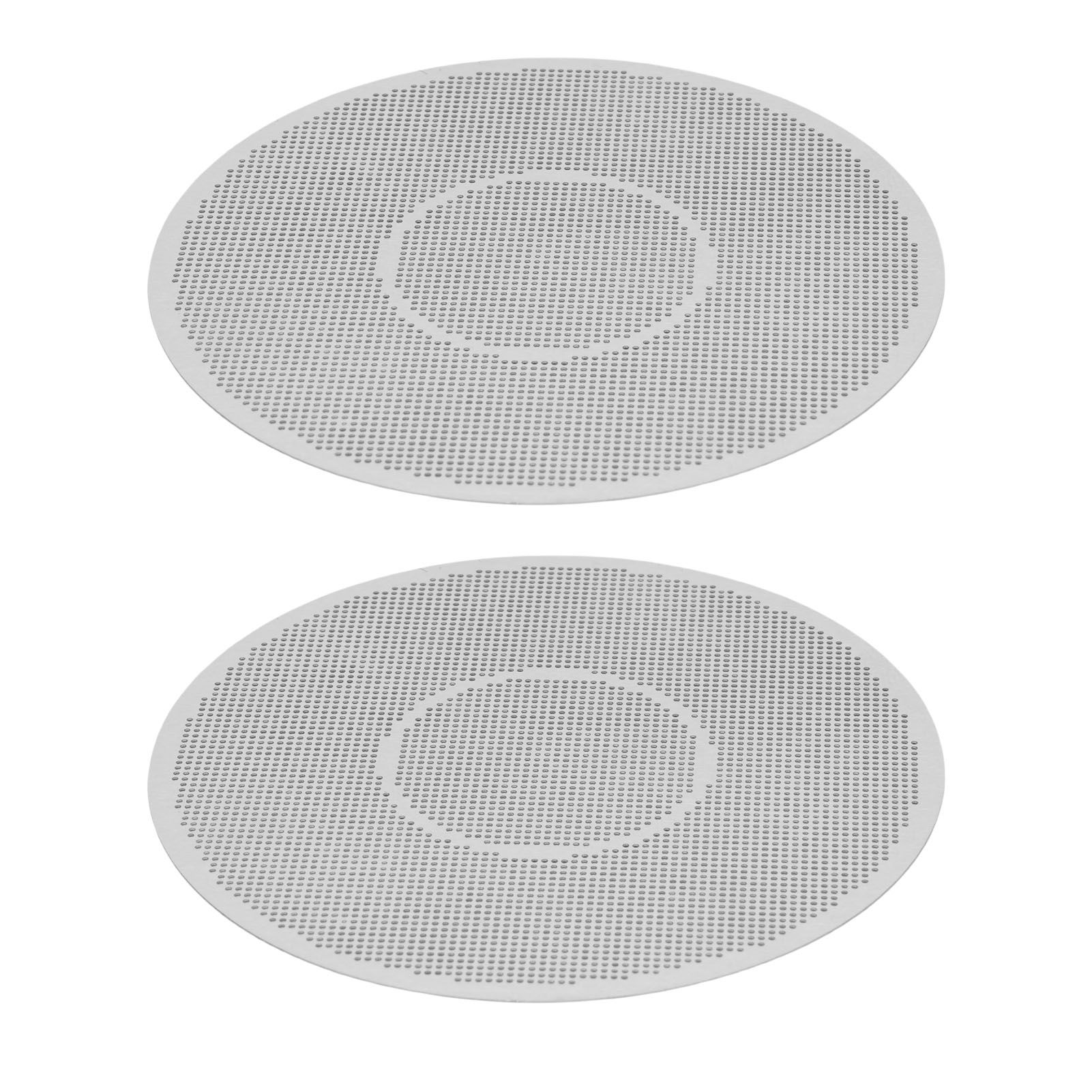 2 Pcs Stainless Steel Disc Coffee Filter Suitable for AeroPress Coffee Maker