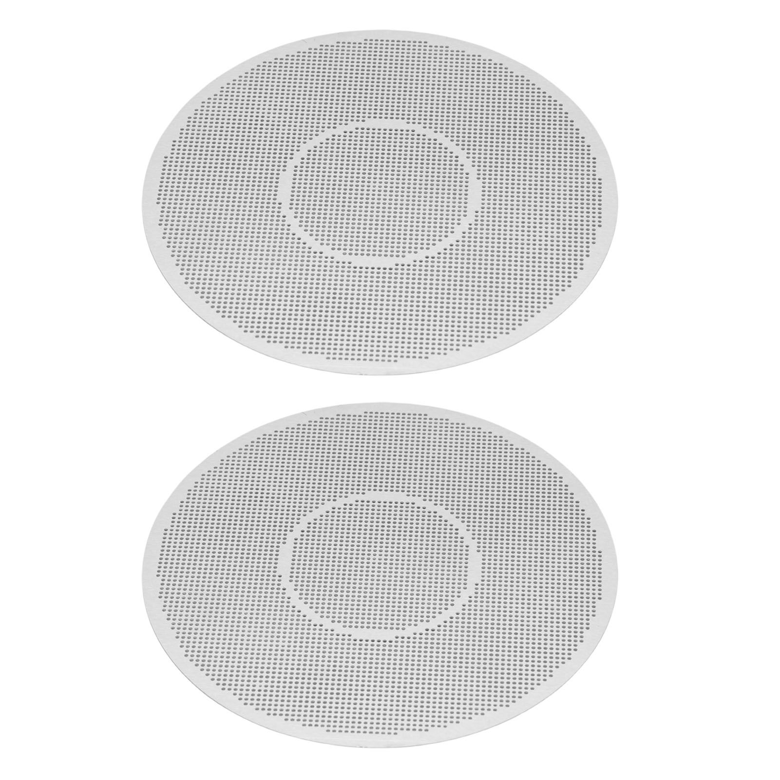 2 Pcs Stainless Steel Disc Coffee Filter Suitable for AeroPress Coffee Maker view 3