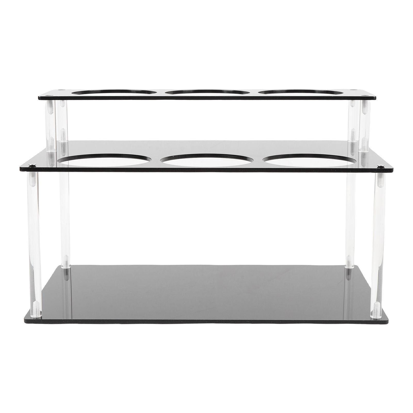 Syrup Bottle Holder Stand Acrylic 2 Tier Multifunctional Easy Assembly Syrup view 3