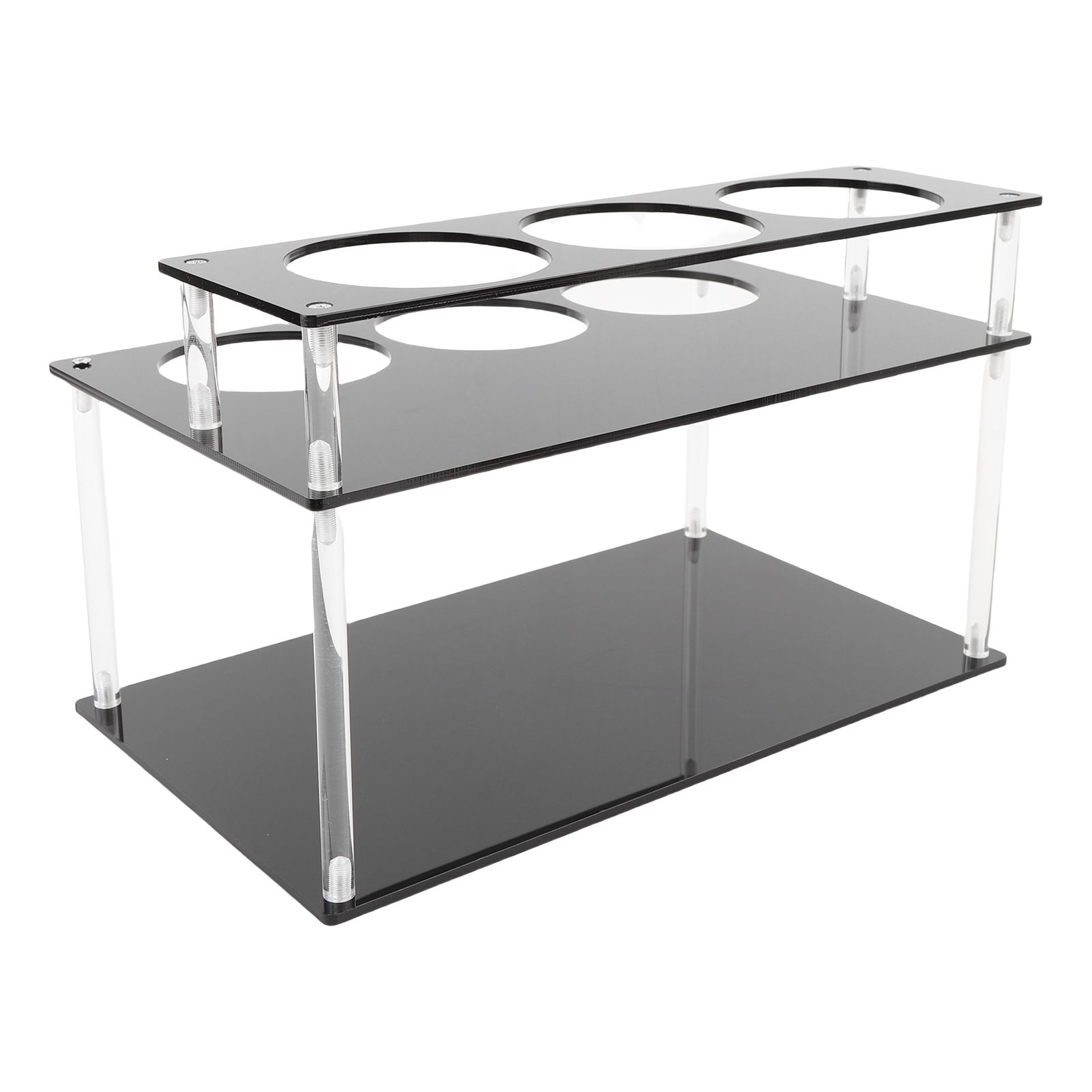 Syrup Bottle Holder Stand Acrylic 2 Tier Multifunctional Easy Assembly Syrup view 10