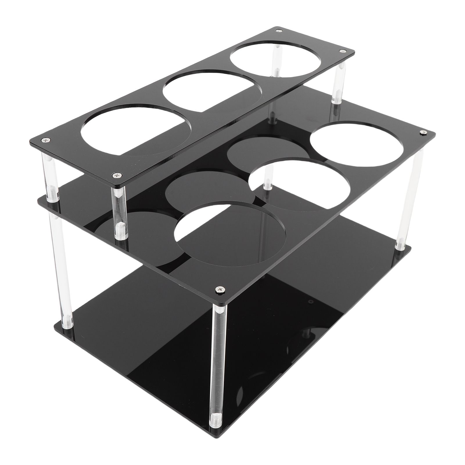 Syrup Bottle Holder Stand Acrylic 2 Tier Multifunctional Easy Assembly Syrup view 12