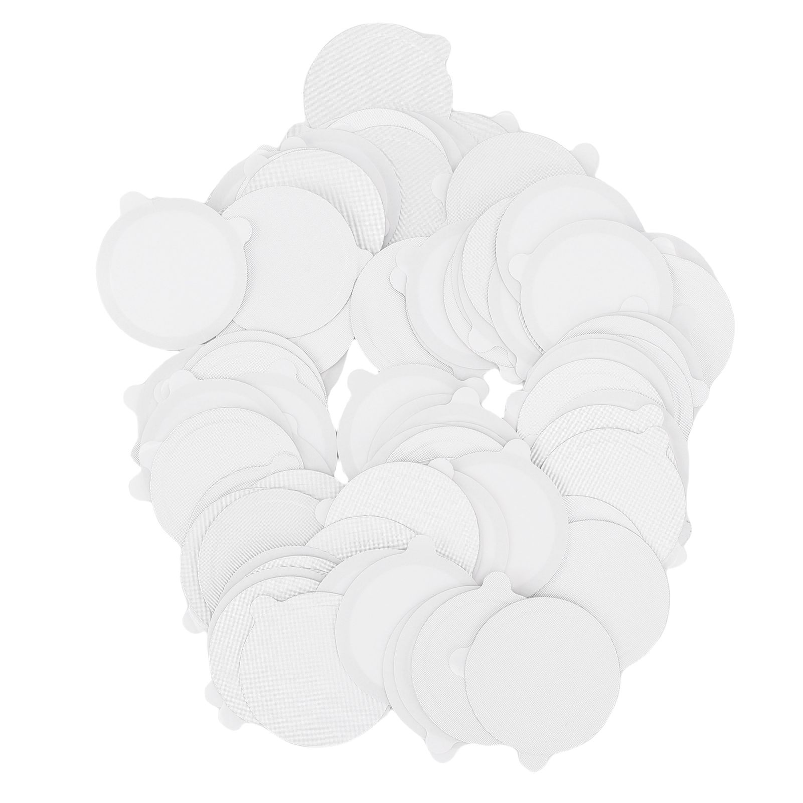 100PCS Aluminum Foil Seal Lids 37mm Heat Proof Coffee Pods Stickers Capsule view 3