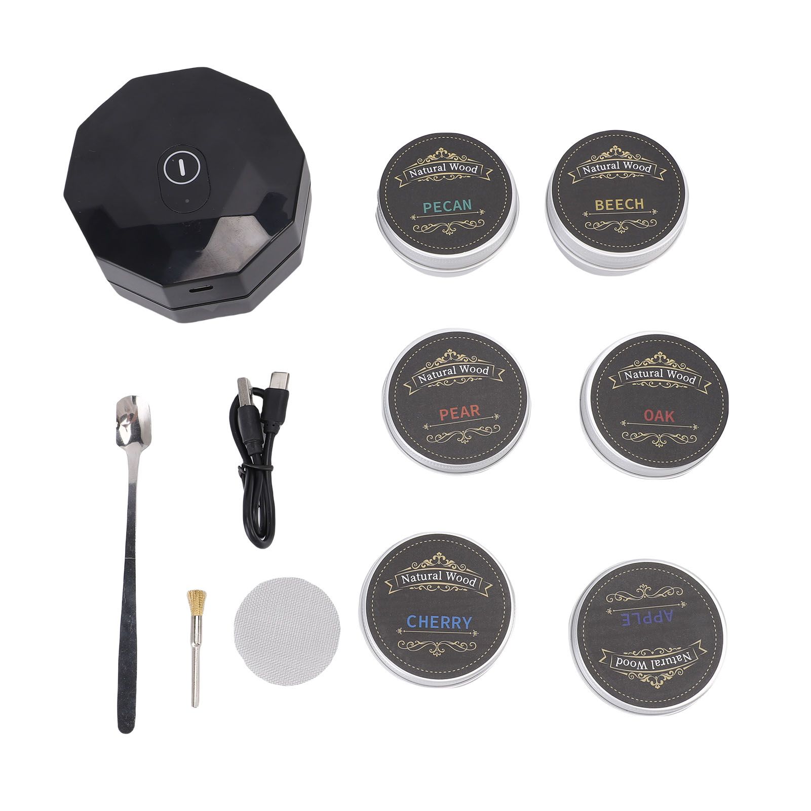 Electric Whiskey Smoker Kit Multifunctional Rechargeable Cocktail Smoker with view 3