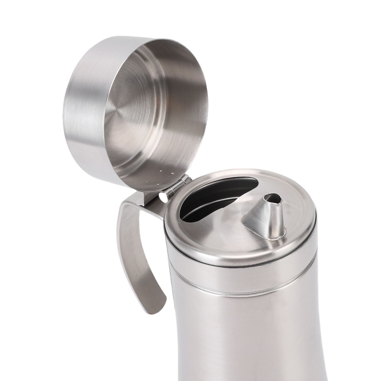 Stainless Steel Olive Oil Dispenser Bottle Vinegar Can Pot Leakproof Oil view 7