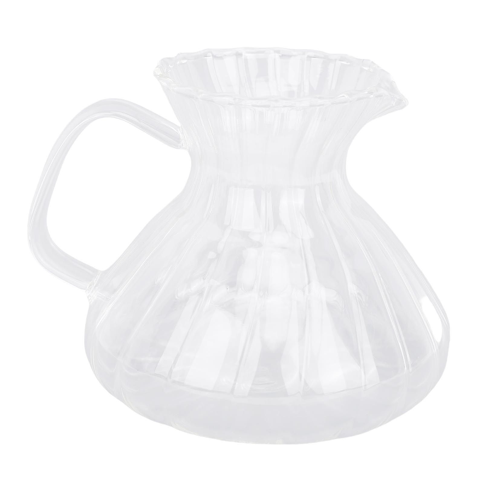 Coffee Server Glass 500ml Transparent Heat Proof Pour Over Coffee Pot for Home view 11