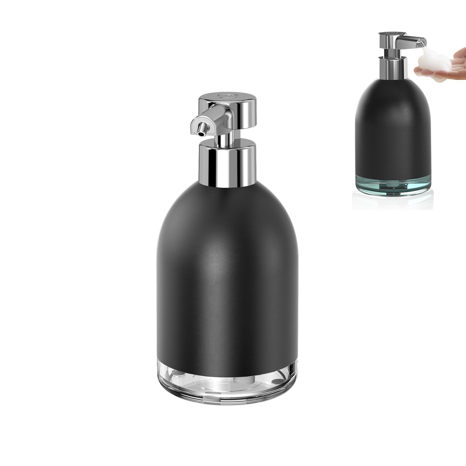 Automatic Soap Dispenser Smart Touchless Dispenser 5 Color Lights 5 Levels