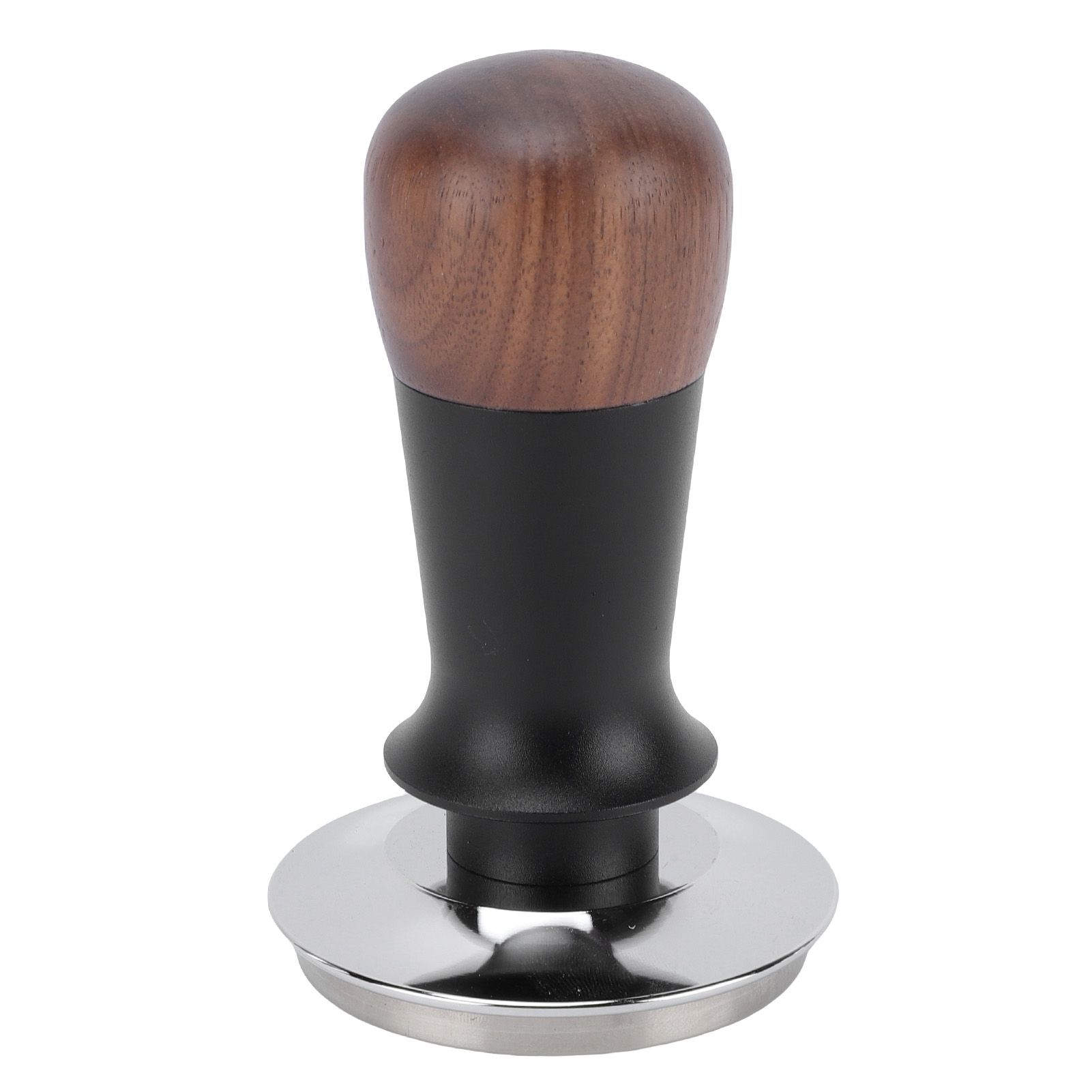 Spring Loaded Calibrated Coffee Tamper 58mm Walnut Wood Coffee Ground Tamper view 3