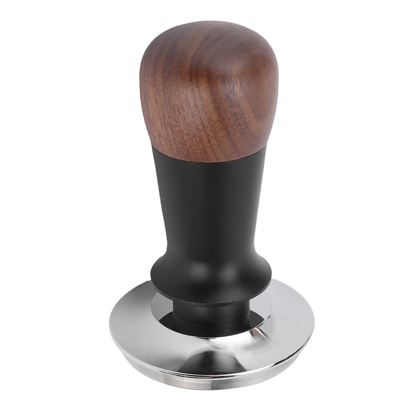 Spring Loaded Calibrated Coffee Tamper 58mm Walnut Wood Coffee Ground Tamper view 6