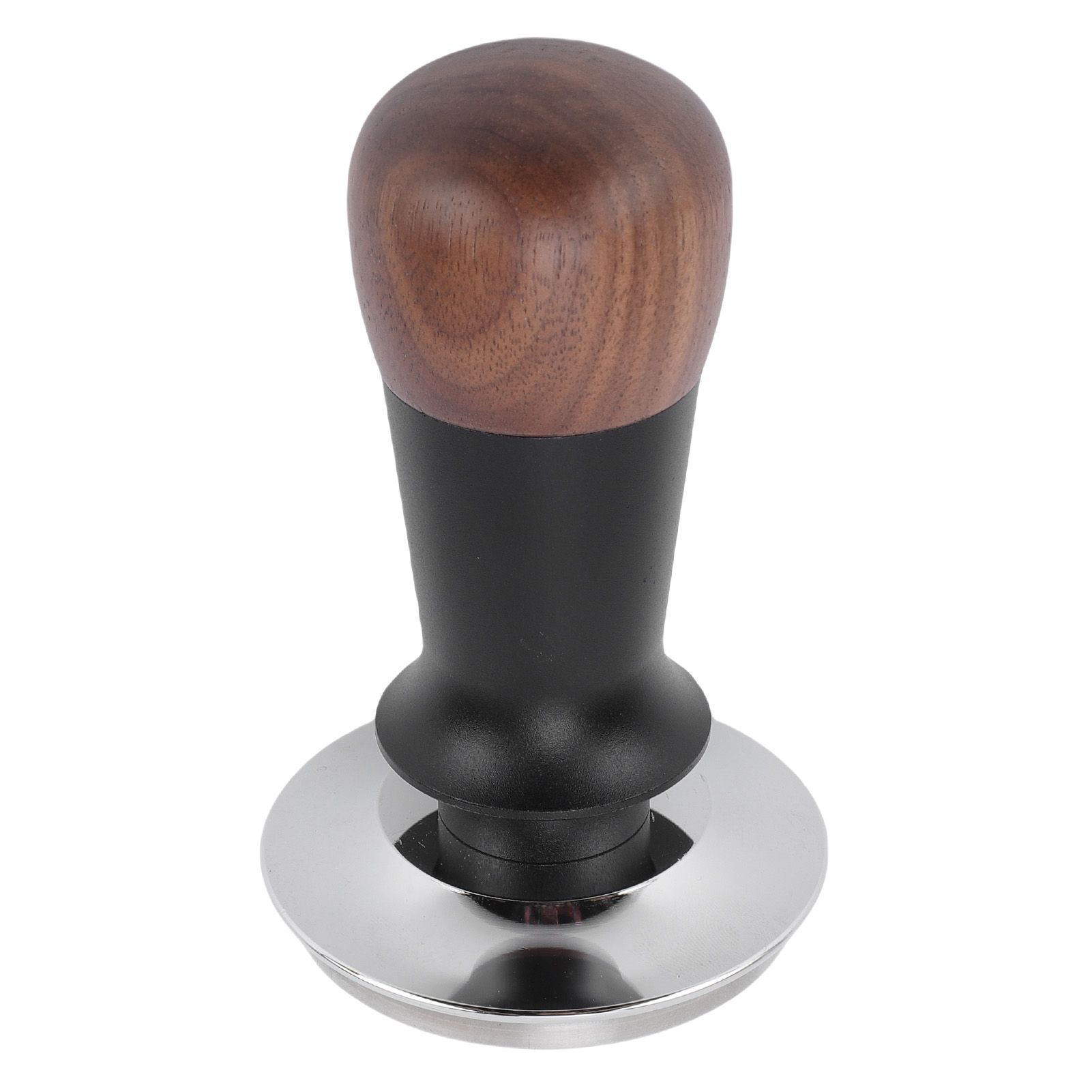 Spring Loaded Calibrated Coffee Tamper 58mm Walnut Wood Coffee Ground Tamper view 8
