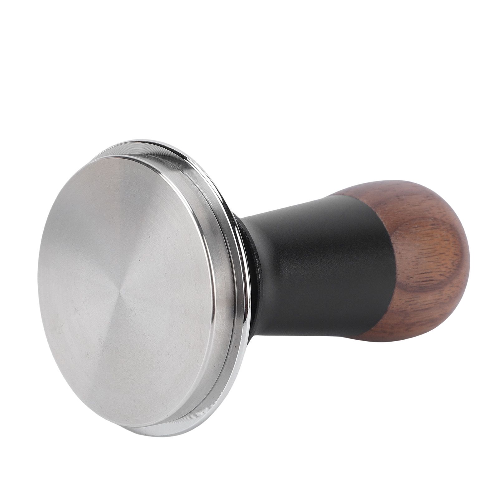Spring Loaded Calibrated Coffee Tamper 58mm Walnut Wood Coffee Ground Tamper view 10