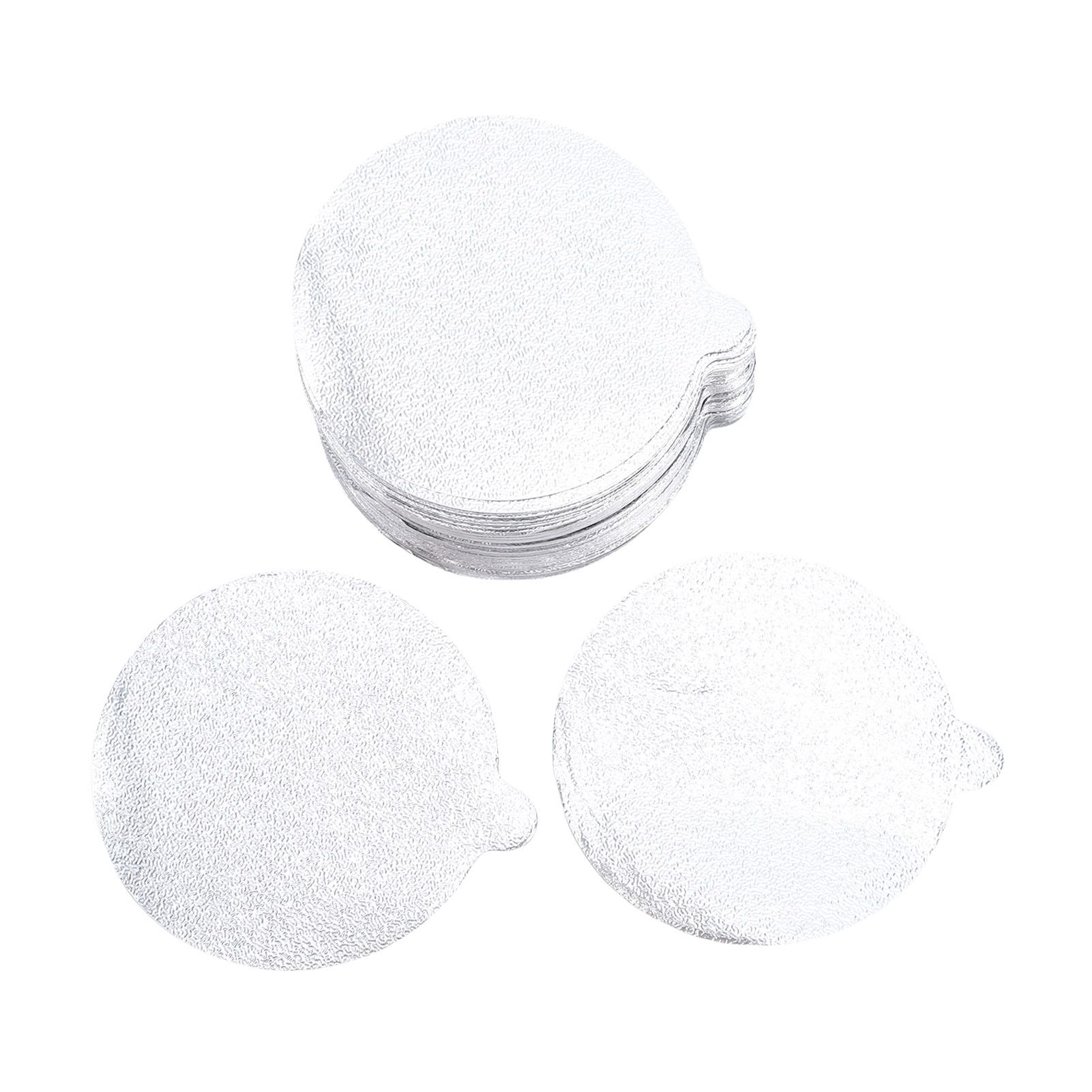 200PCS 54.5mm Aluminum Foil Pods Covers Coffee Pods Aluminum Foil Lids for view 4