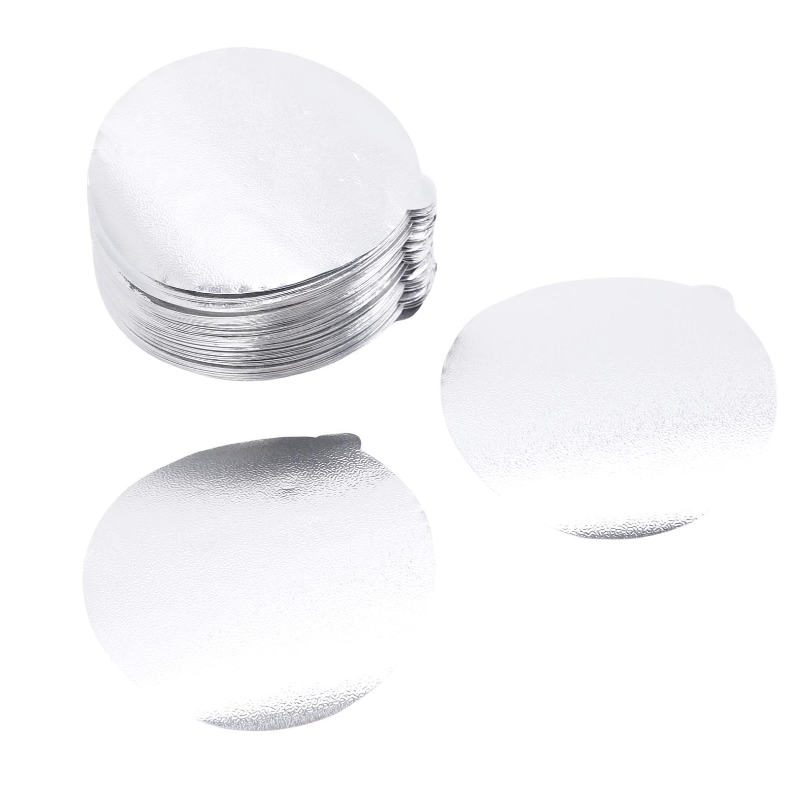 200PCS Aluminum Foil Lids Seals 60mm Heat Sealable Leakproof Coffee Pod view 3