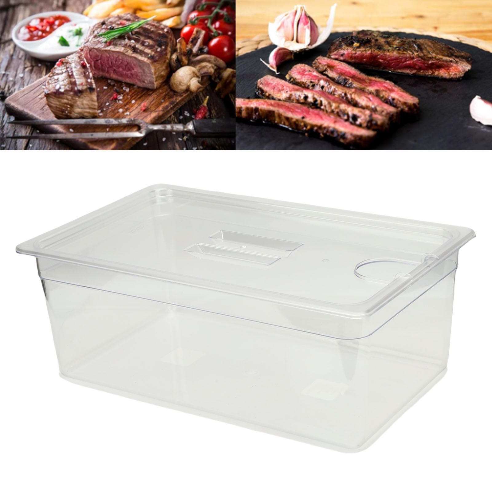 25L Slow Cooker Container with Lid Food Storage Case Multipurpose PP view 11