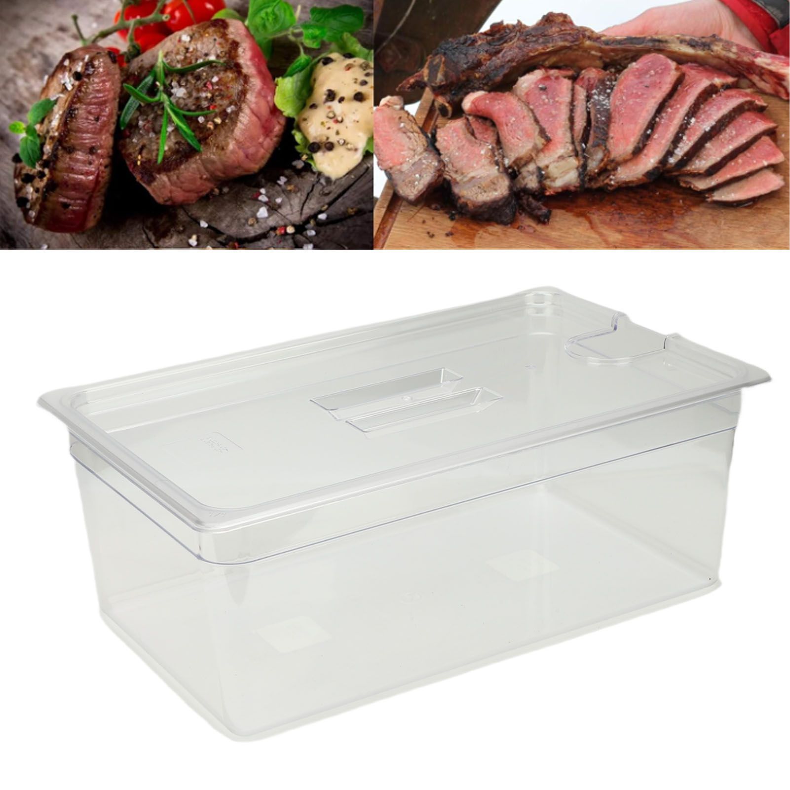 25L Slow Cooker Container with Lid Food Storage Case Multipurpose PP view 12