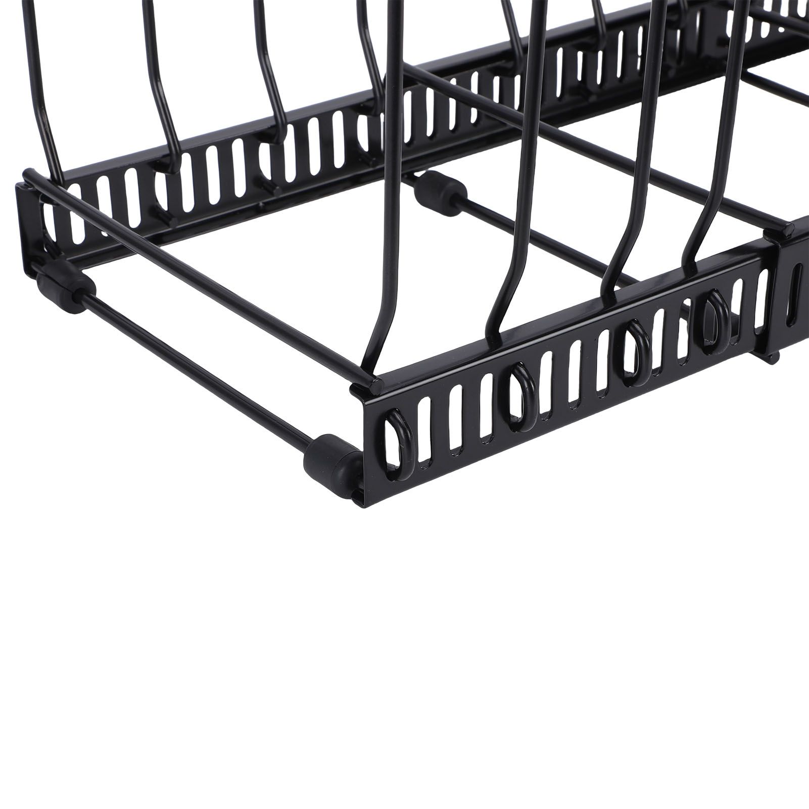 Pot Lids Organizer Rack 14 Adjustable Dividers Expandable Cutting Board Pot view 2