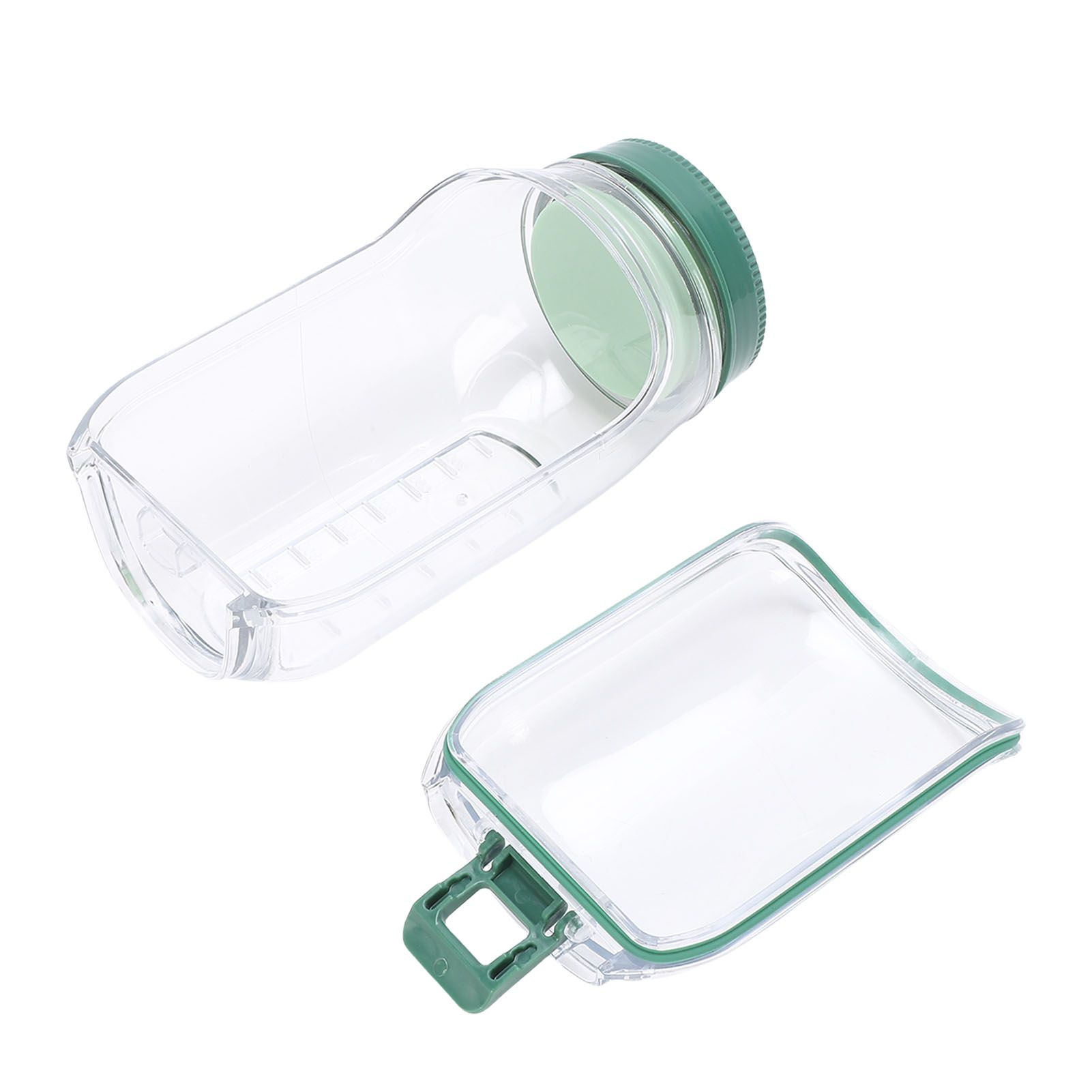 Salad Jar Side Open Plastic Leakproof Portable Salad Container with Dressing view 3
