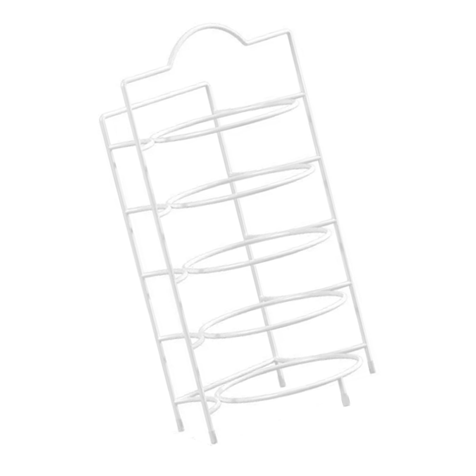 5 Tier Dish Storage Rack Food Preparation Serving Stand Kitchen Plate view 10