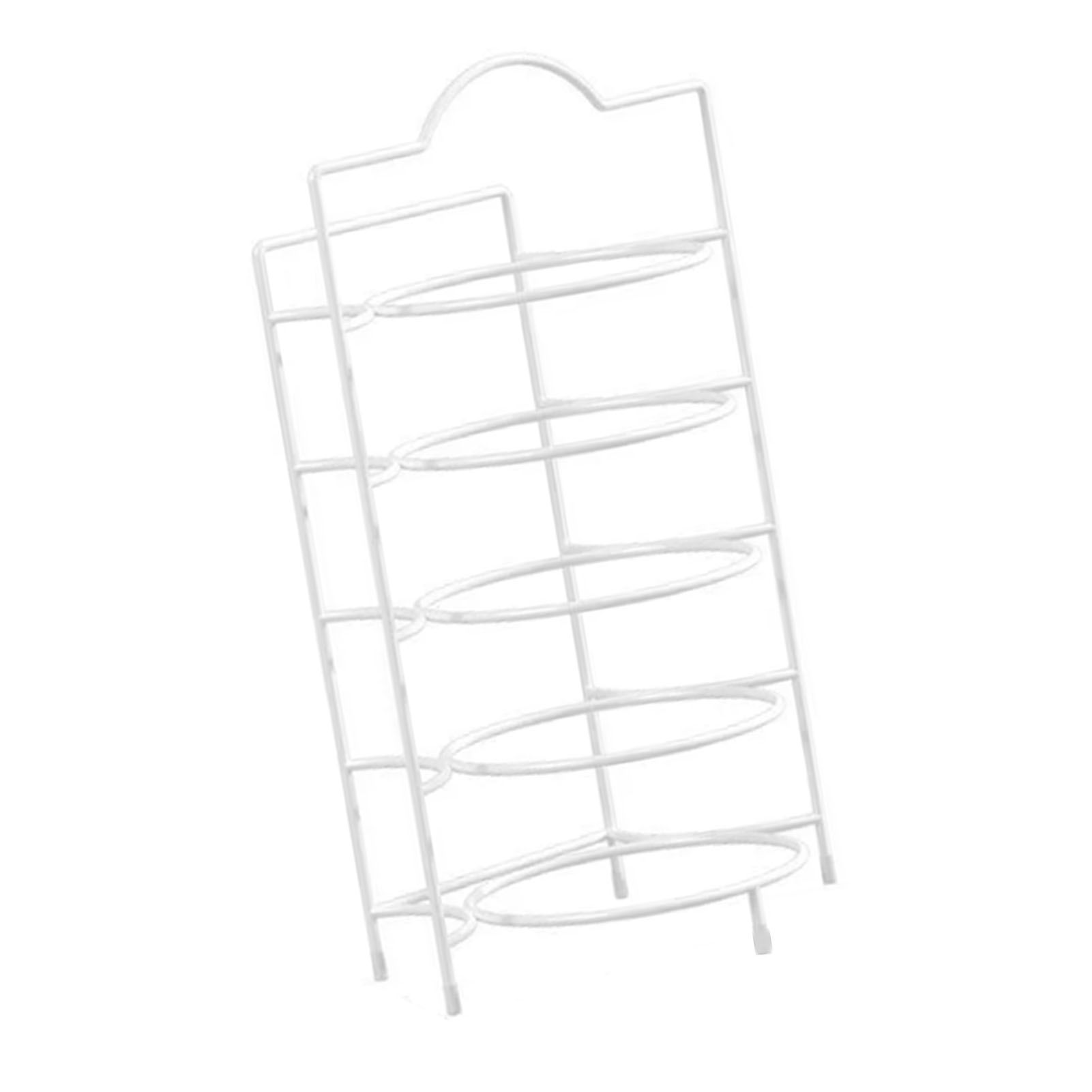 5 Tier Dish Storage Rack Food Preparation Serving Stand Kitchen Plate view 11