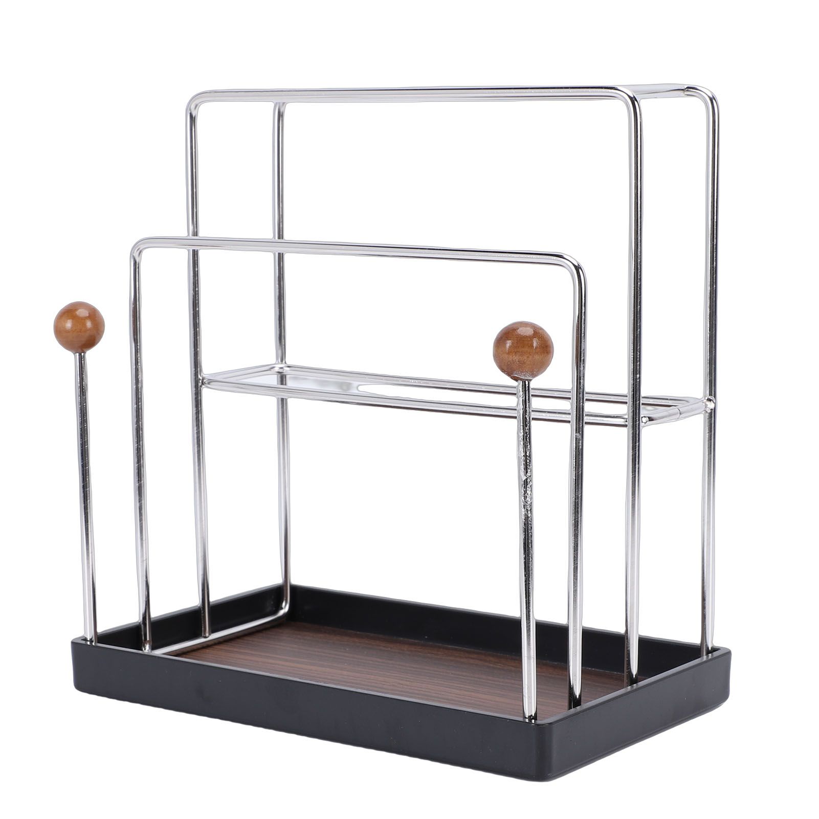 Cutting Board Rack Organizer Stainless Steel Kitchen Countertop Utensil Holder view 6