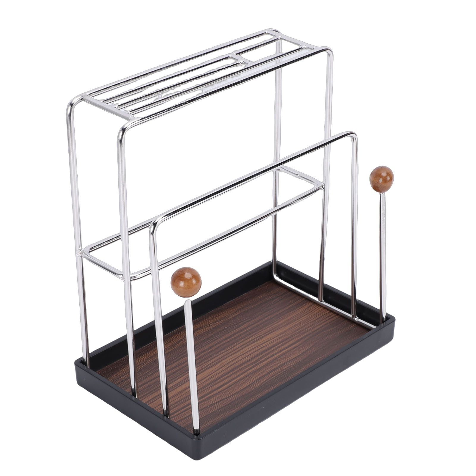 Cutting Board Rack Organizer Stainless Steel Kitchen Countertop Utensil Holder view 10