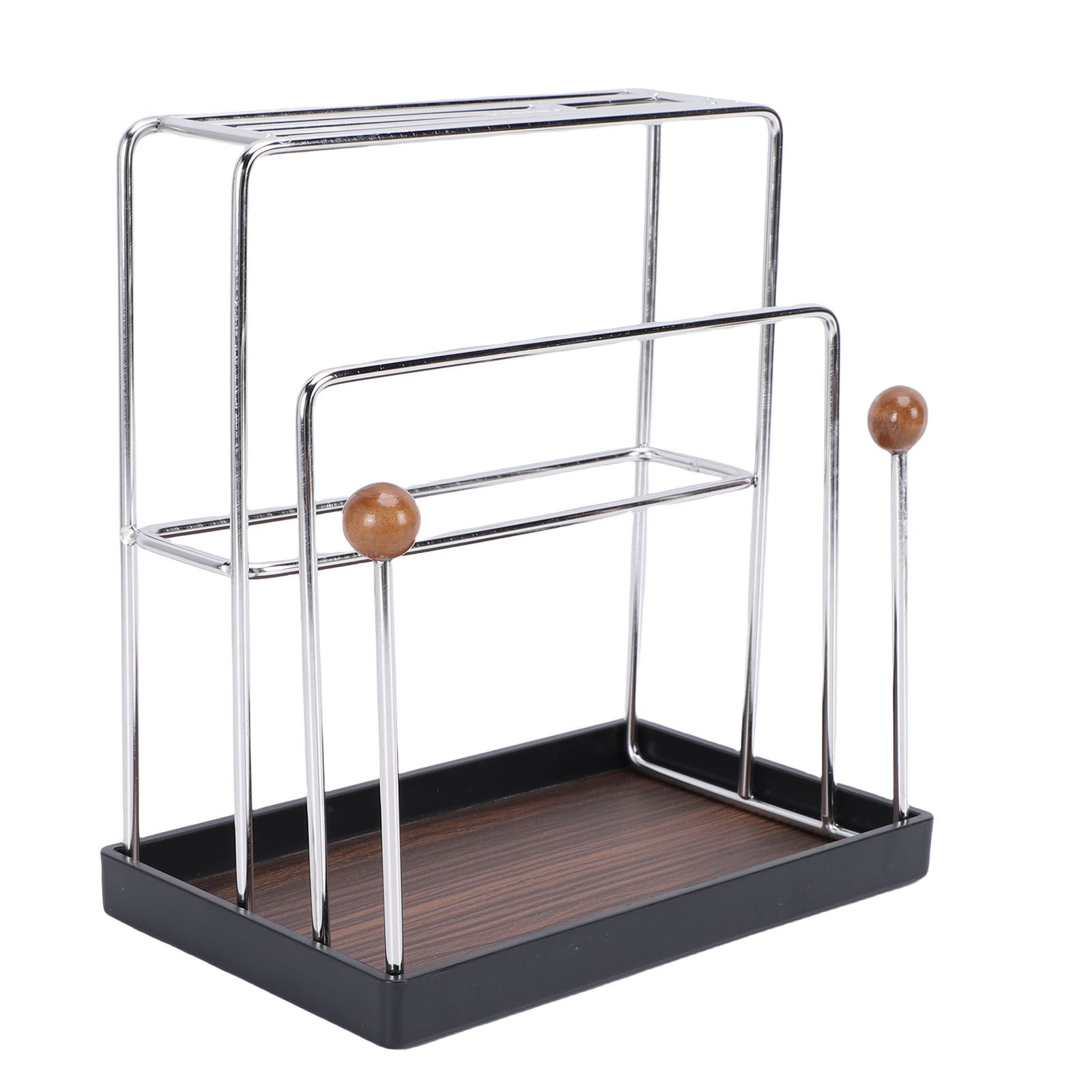 Cutting Board Rack Organizer Stainless Steel Kitchen Countertop Utensil Holder view 11