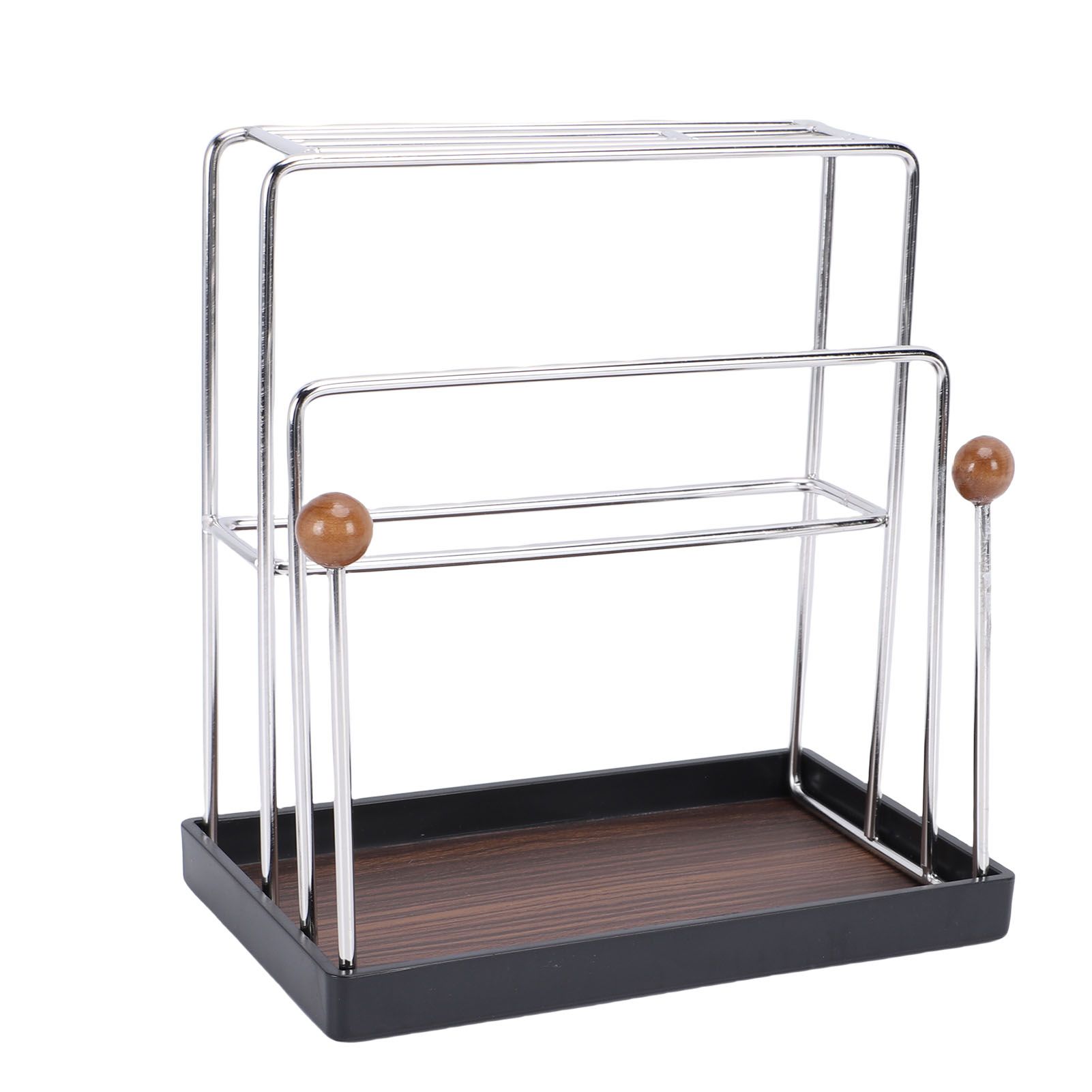 Cutting Board Rack Organizer Stainless Steel Kitchen Countertop Utensil Holder view 12