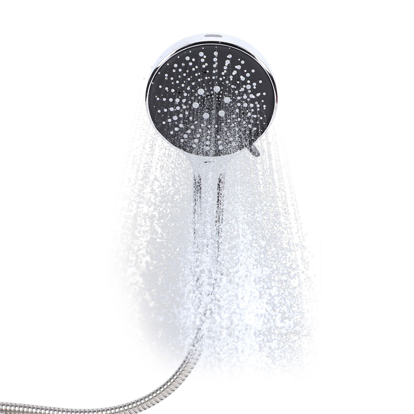High Pressure Handheld Shower Head 5 Spray Modes with Hose and Holder