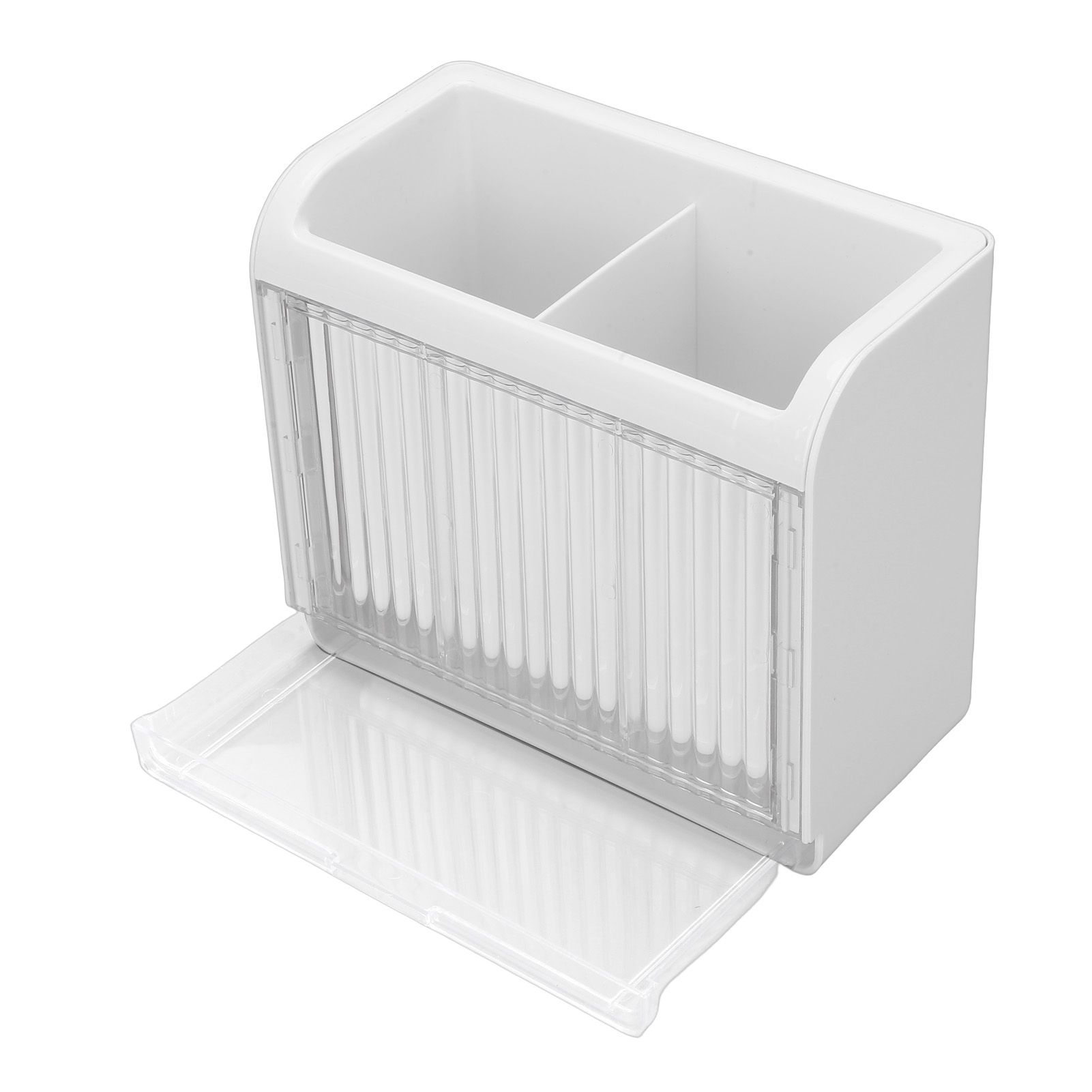 Kitchen Utensil Holder with 2 Compartments Cooking Utensil Crock Wall Mount view 6