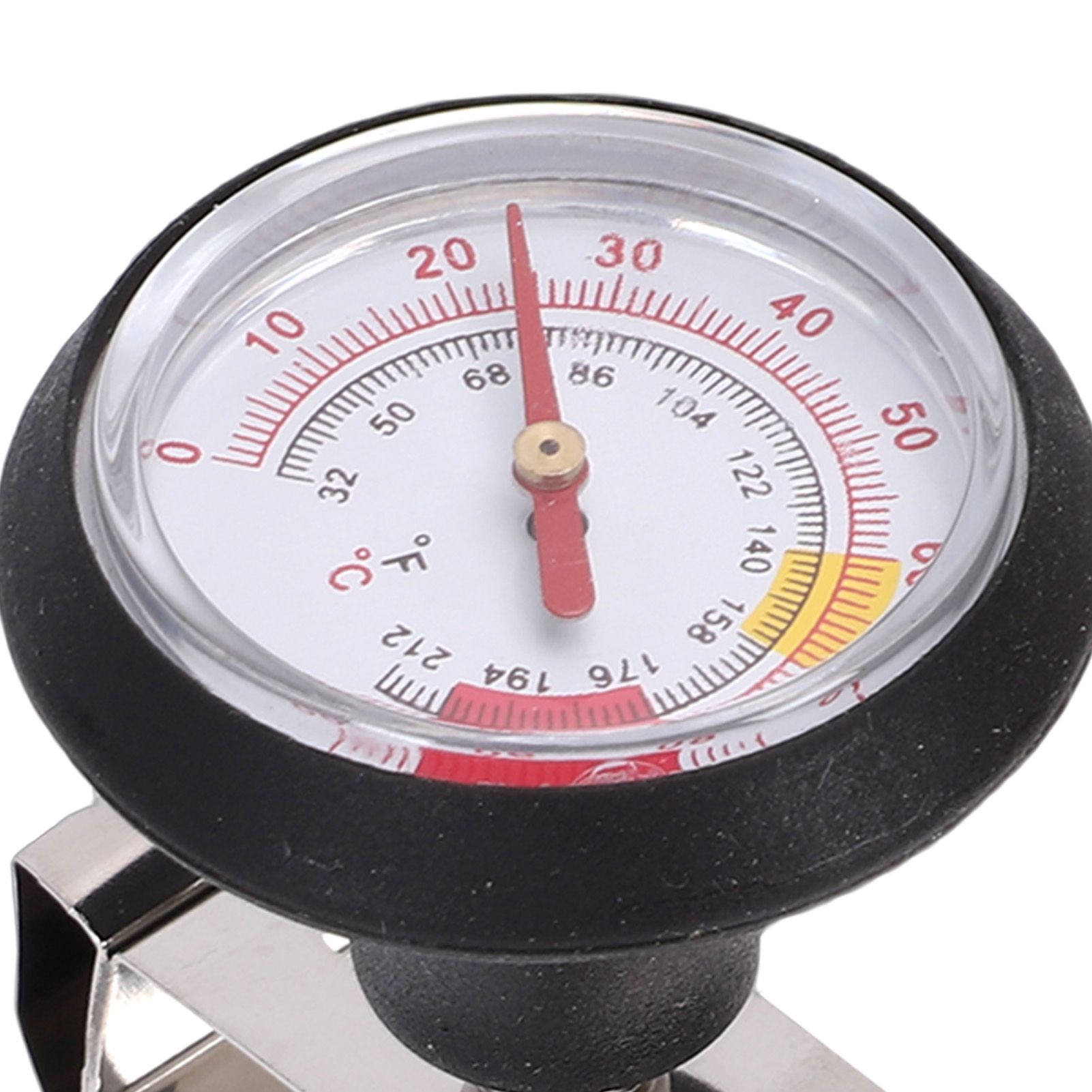 2Pcs Milk Froth Thermometer Speed Reading with Pot Clamp 304 Stainless Steel view 2