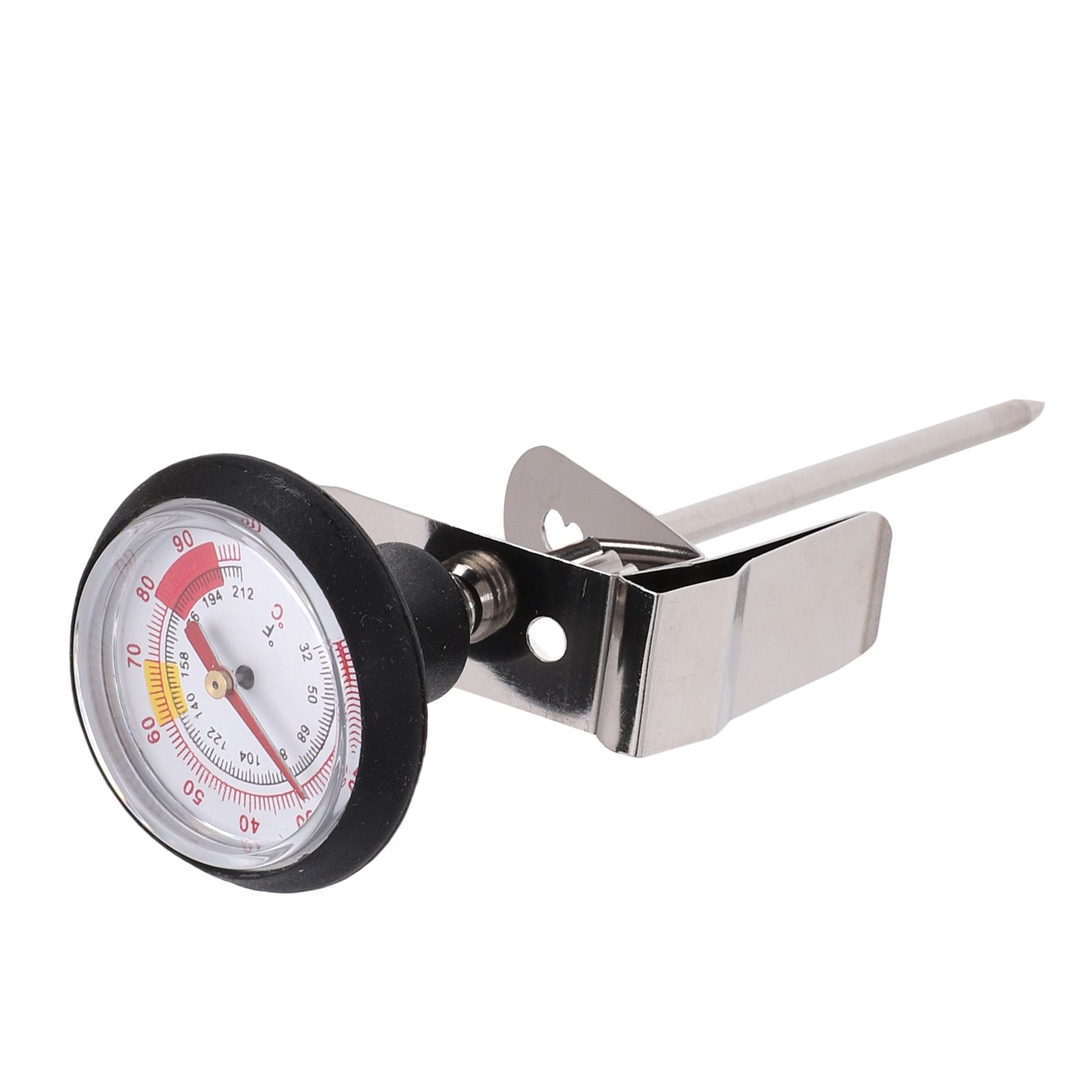 2Pcs Milk Froth Thermometer Speed Reading with Pot Clamp 304 Stainless Steel view 11